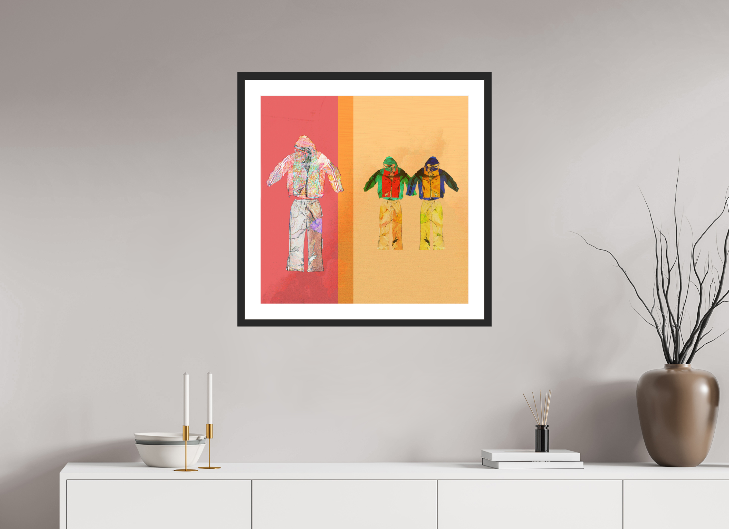 25 x 25″, Framed #1 006