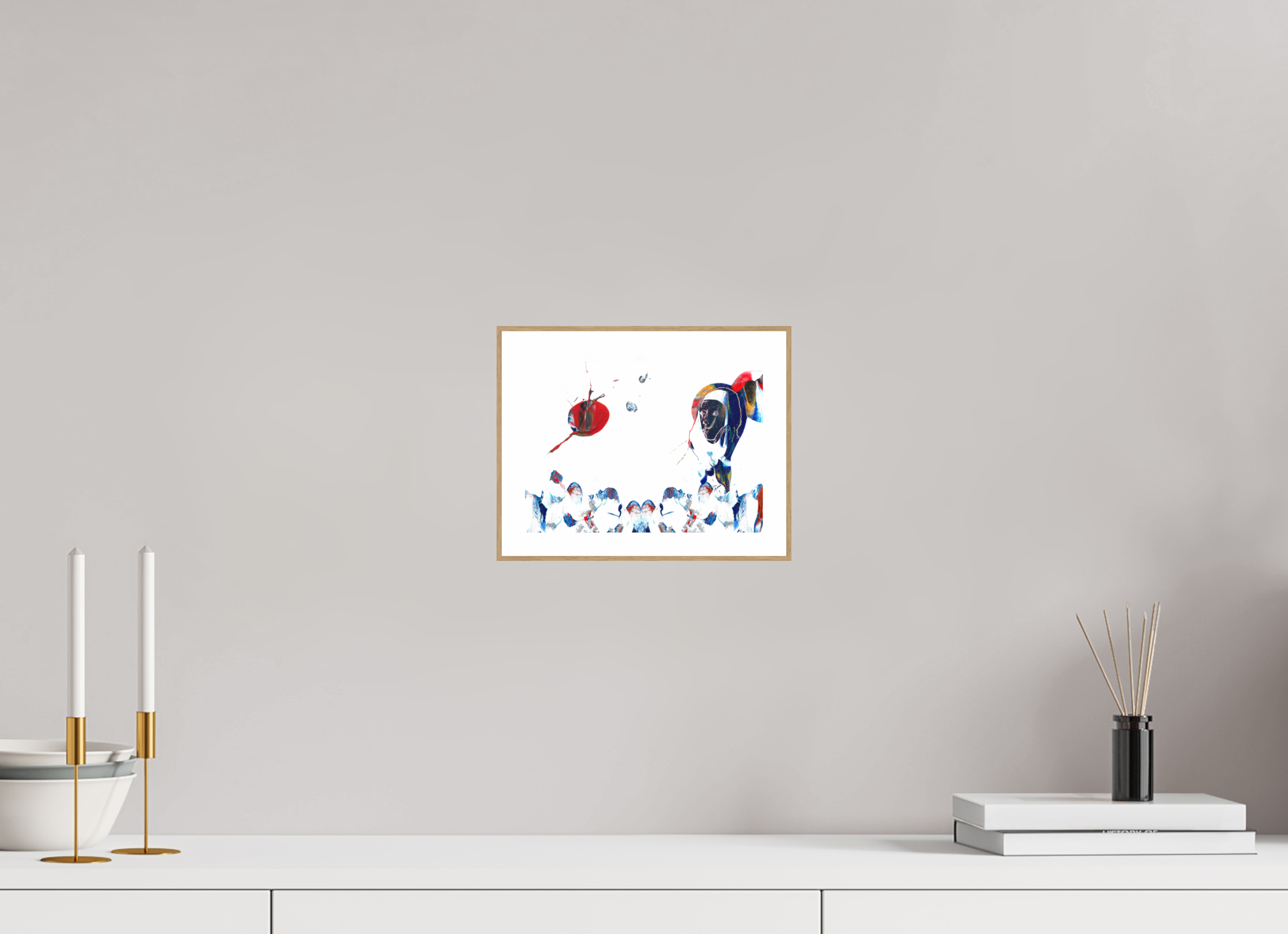 8 x 6″, Solid Wood ArtBox (Oak) Her View Of The World