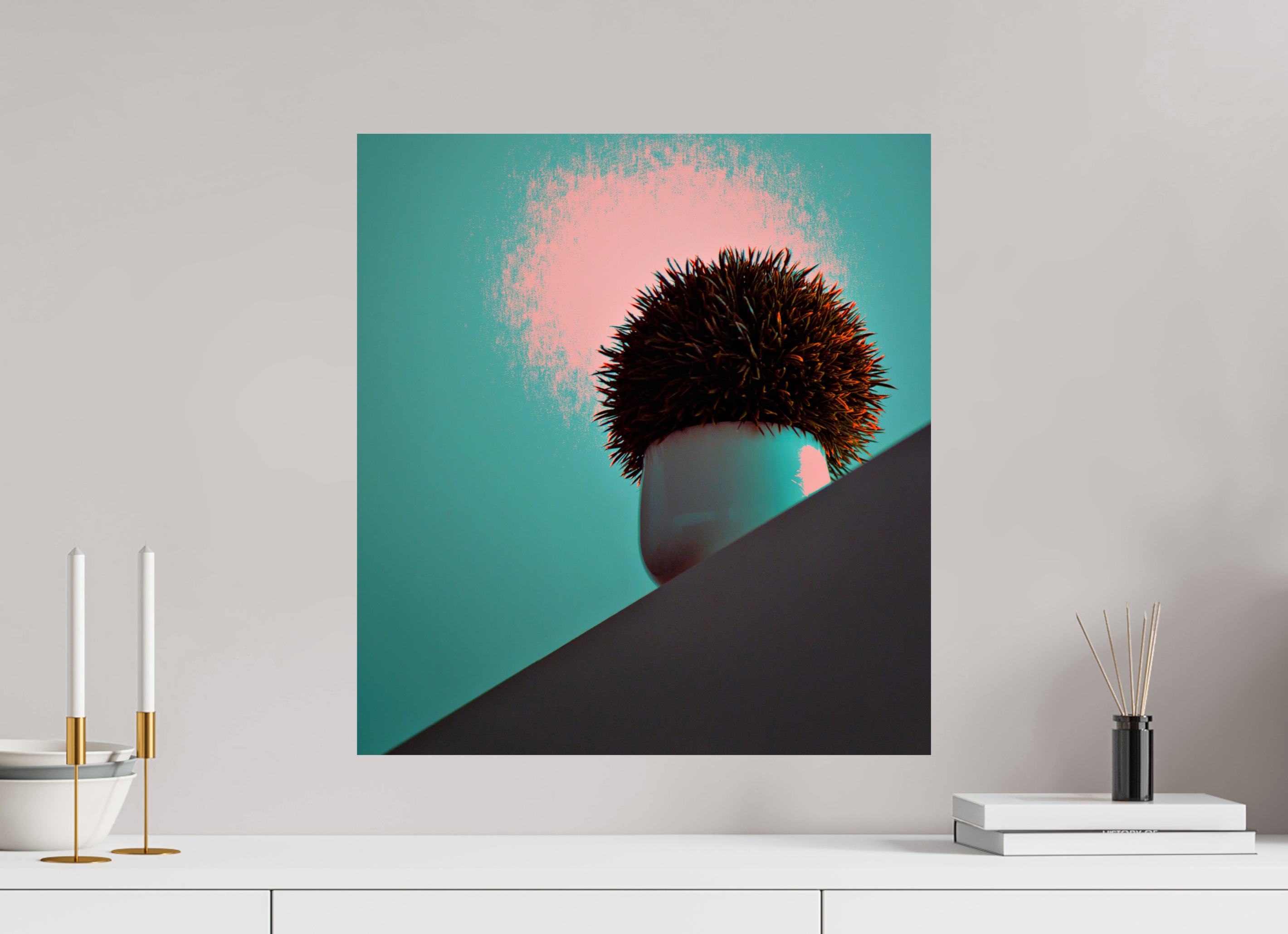 20 x 21.7″, Fine Art Print dead plants