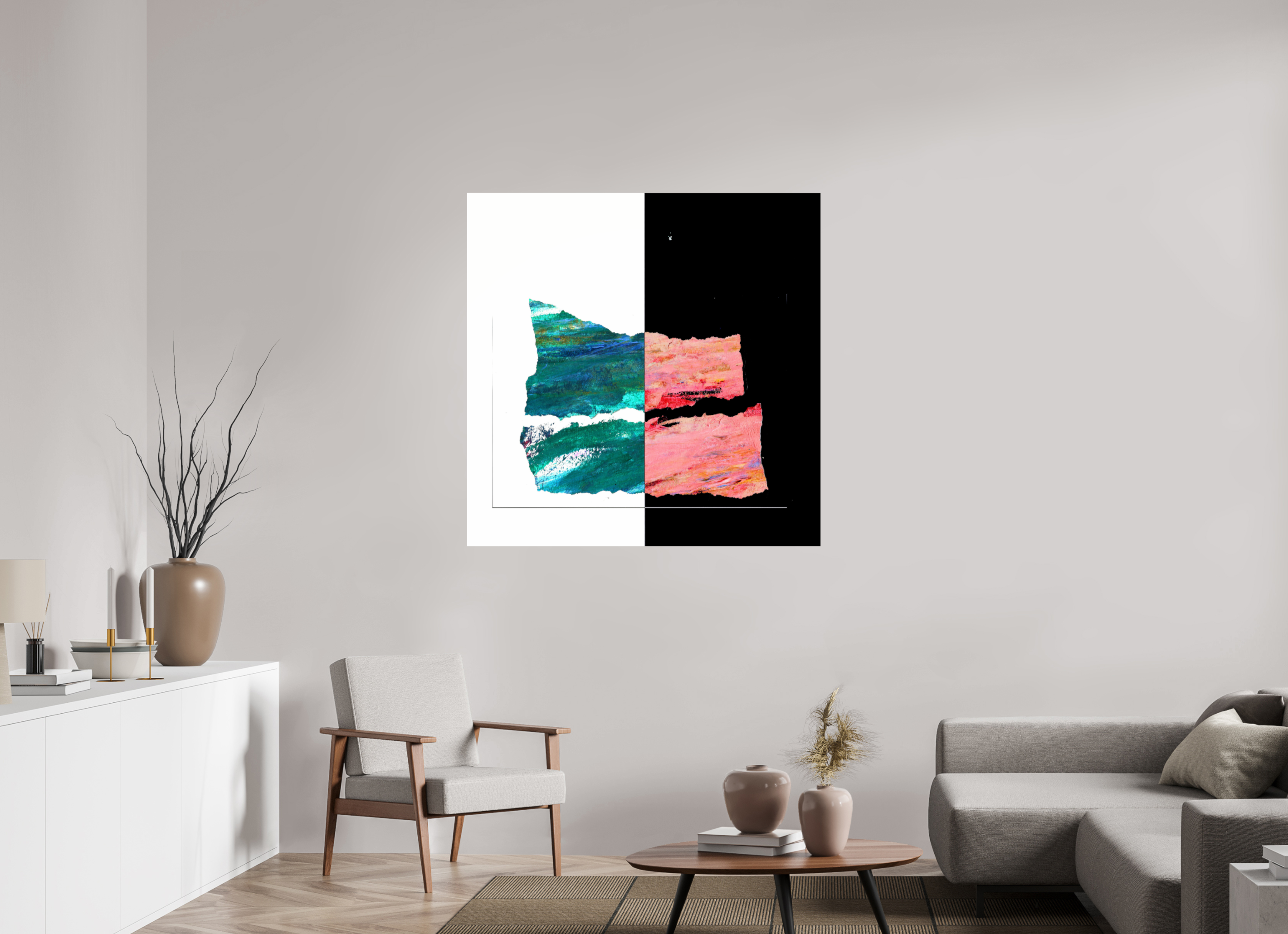 45 x 45″, Photo Print Under Acrylic Glass Two Sides