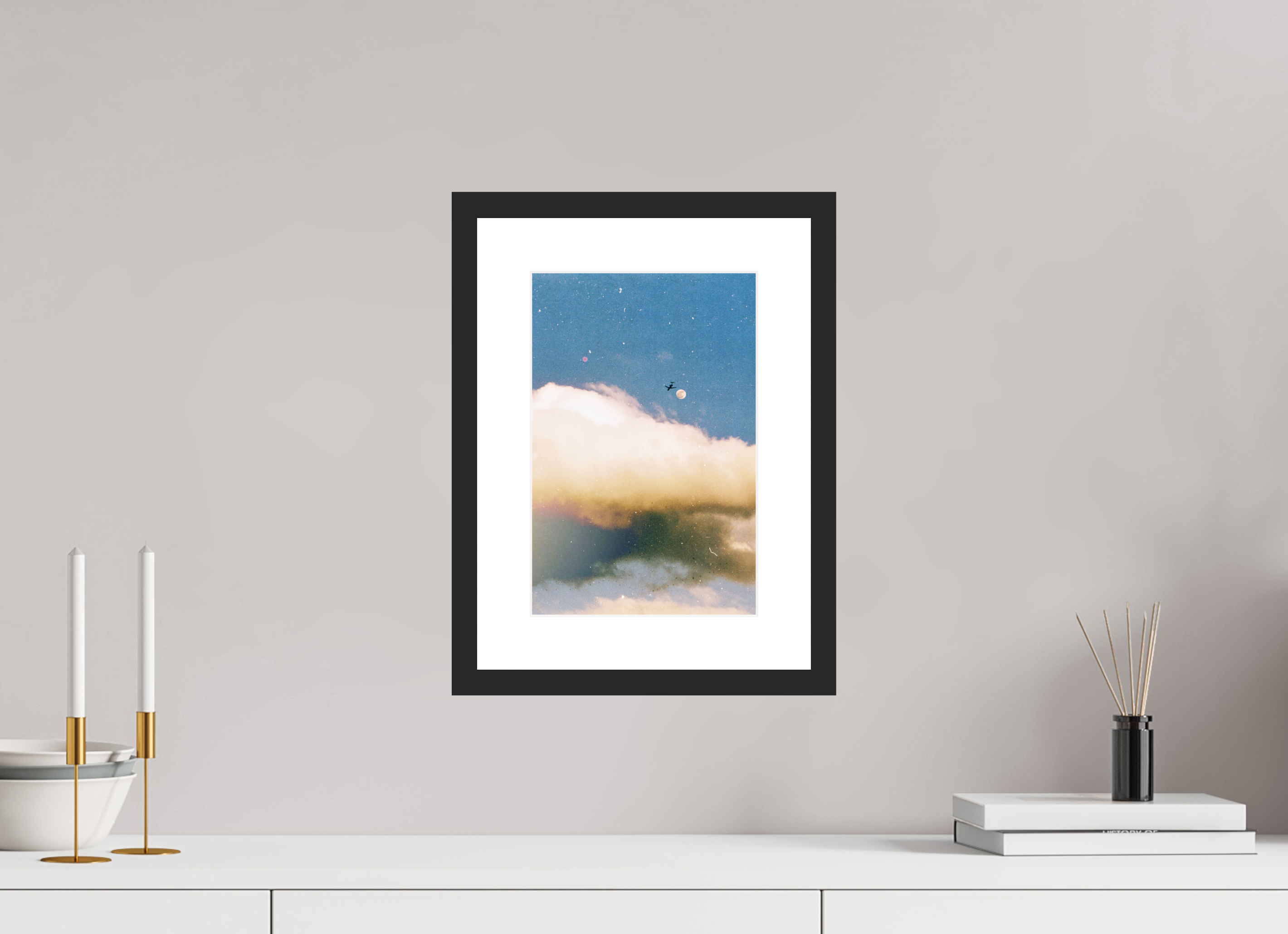 8 x 12″, Framed #1 Flying