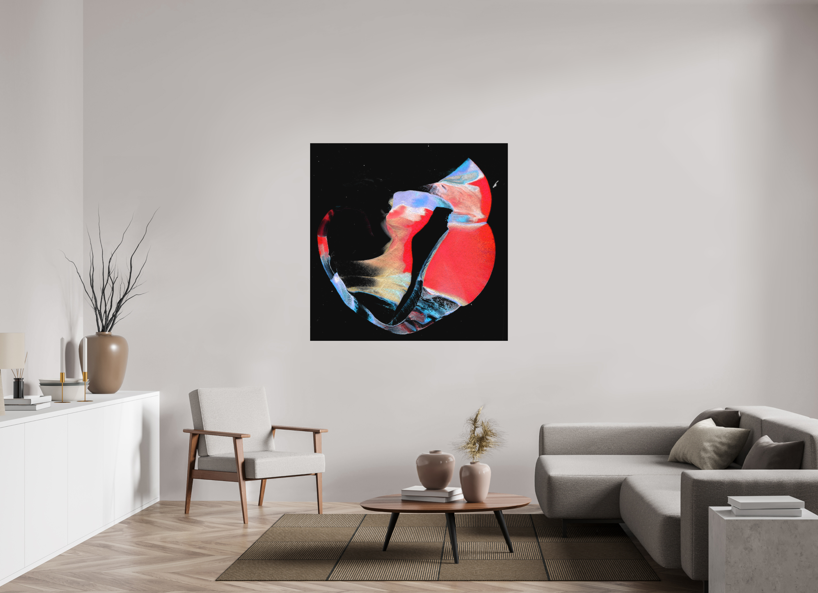 50 x 50″, Direct Print on Forex Sands Of Times