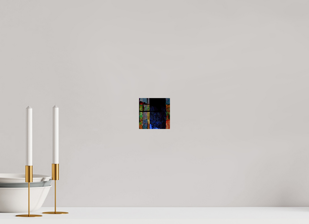 4 x 4″, Fine Art Print Earth