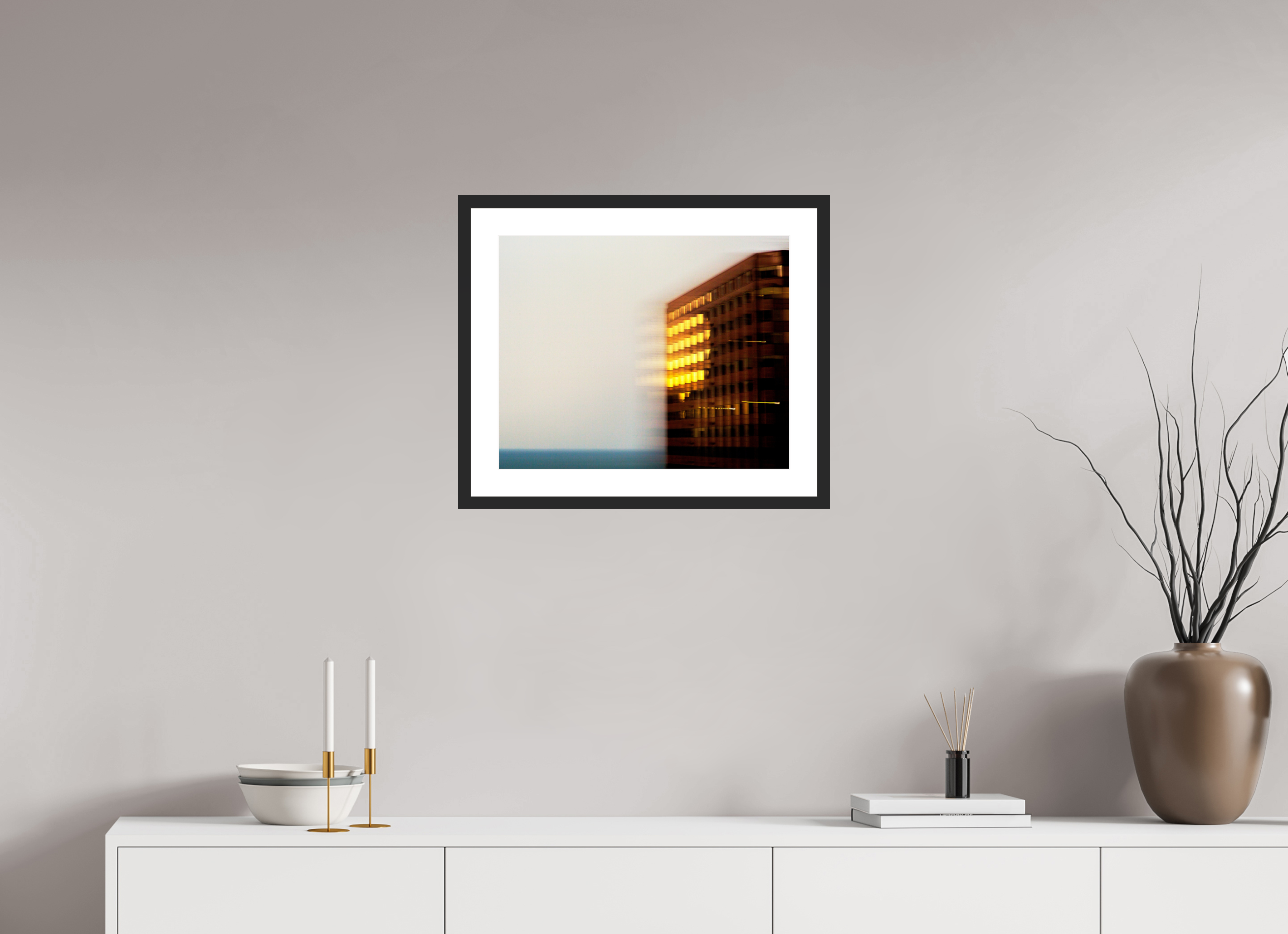 19.8 x 16″, Fuji Crystal Archive Print Framed (Black) Time Flies