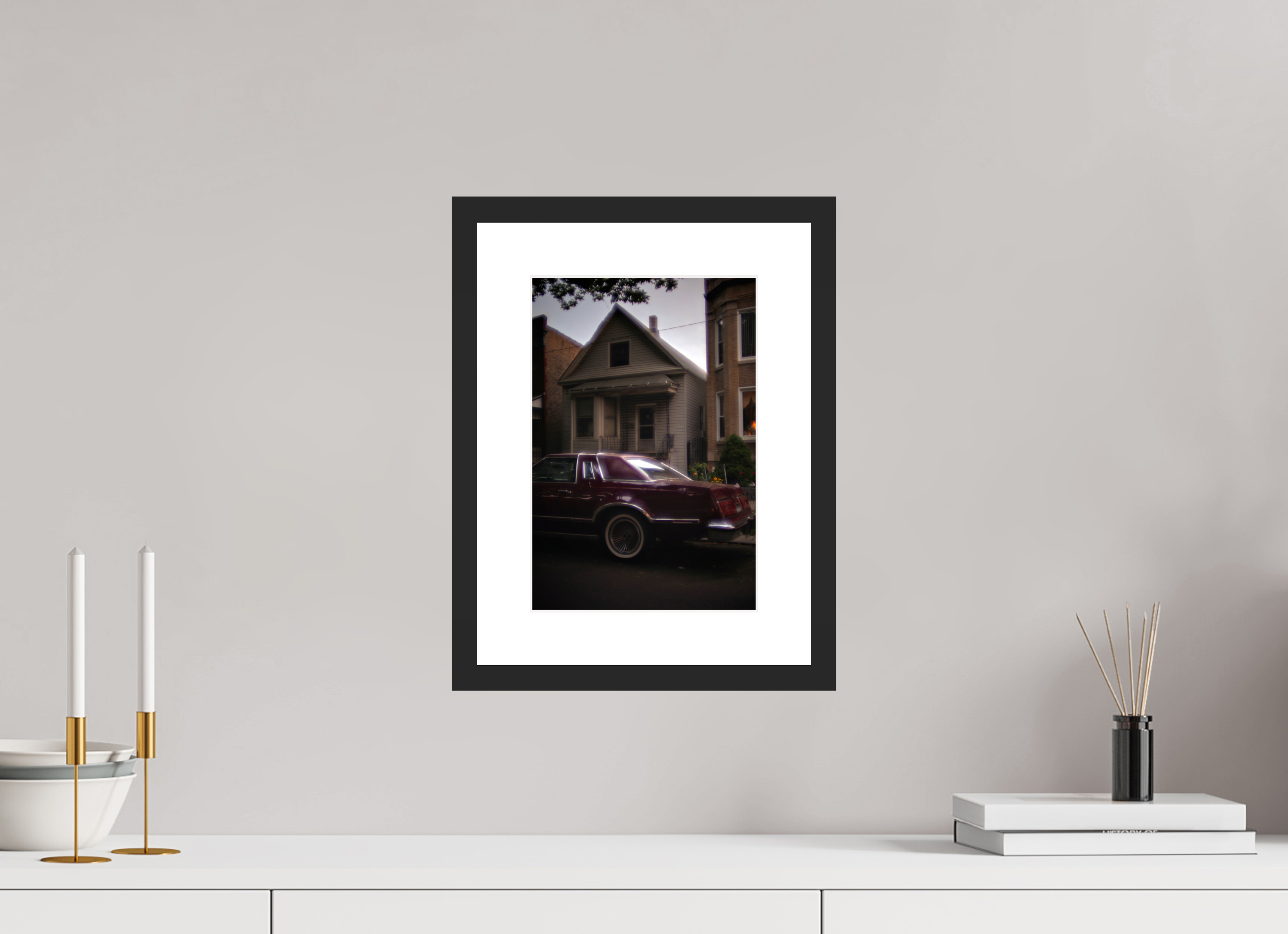 8 x 11.7″, Fuji Crystal Archive Print Framed (Black) 70s