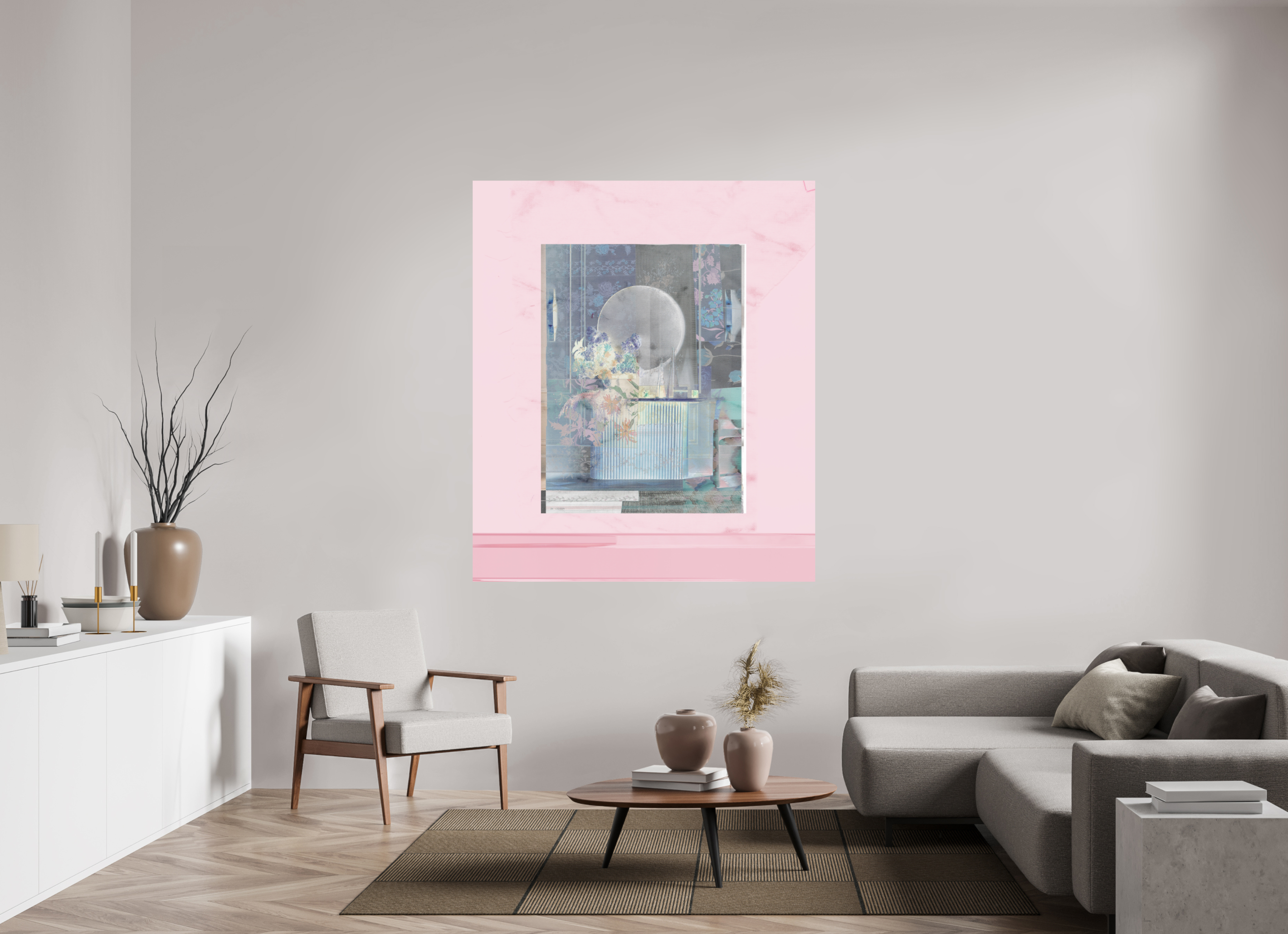 55 x 64.4″, Direct Print on Forex Interior Design