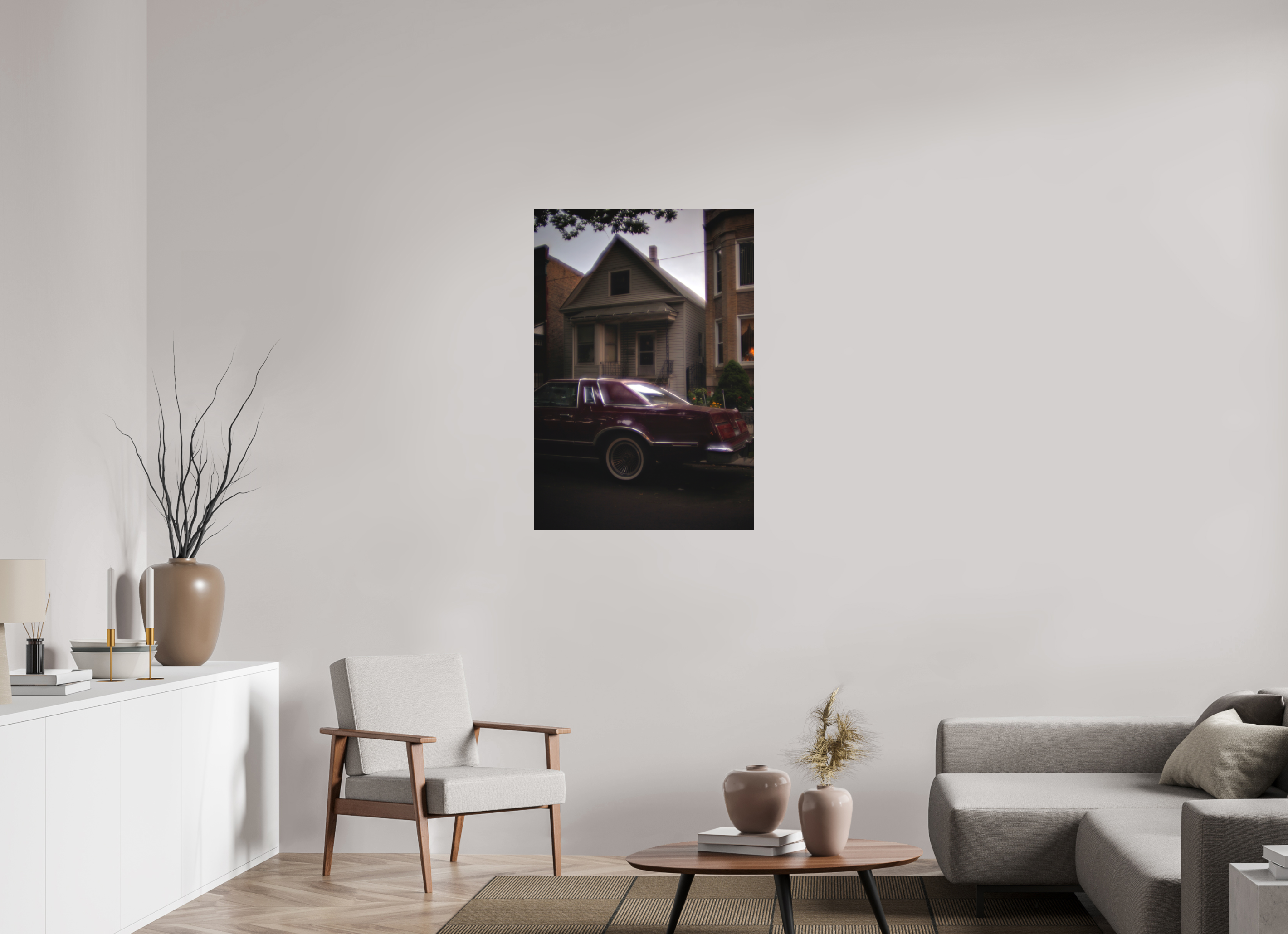 28 x 40.9″, Aluminum Dibond 70s Glow