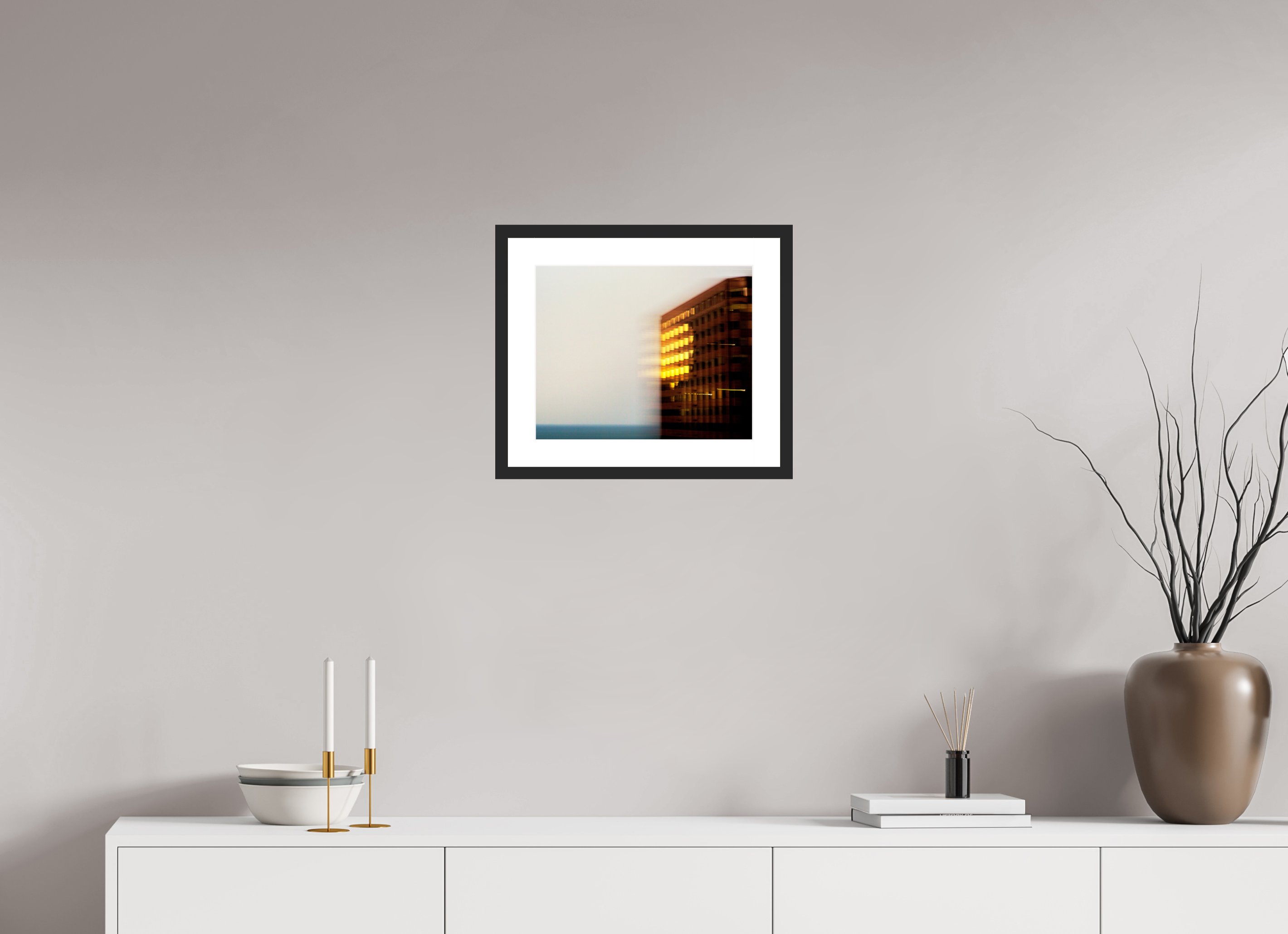 14.9 x 12″, Fuji Crystal Archive Print Framed (Black) Time Flies