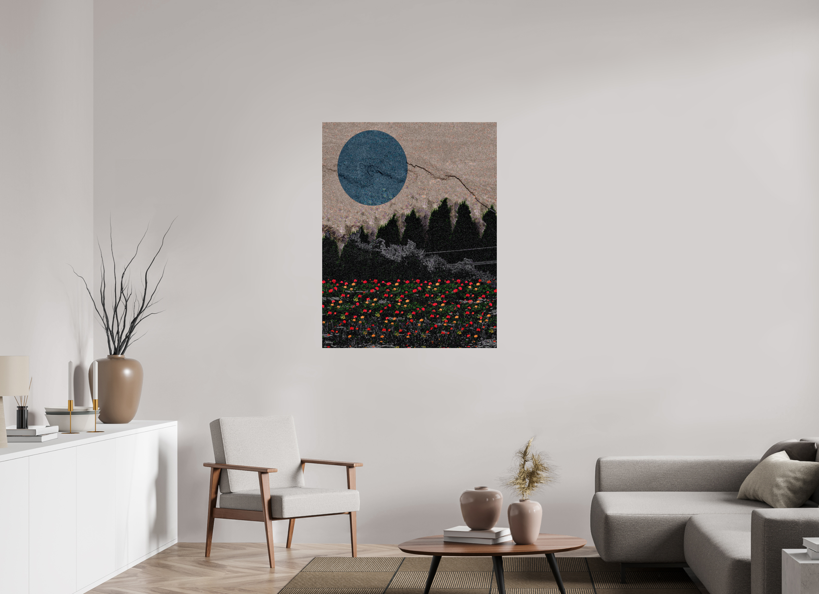 35 x 45.2″, Photo Print Under Acrylic Glass garden
