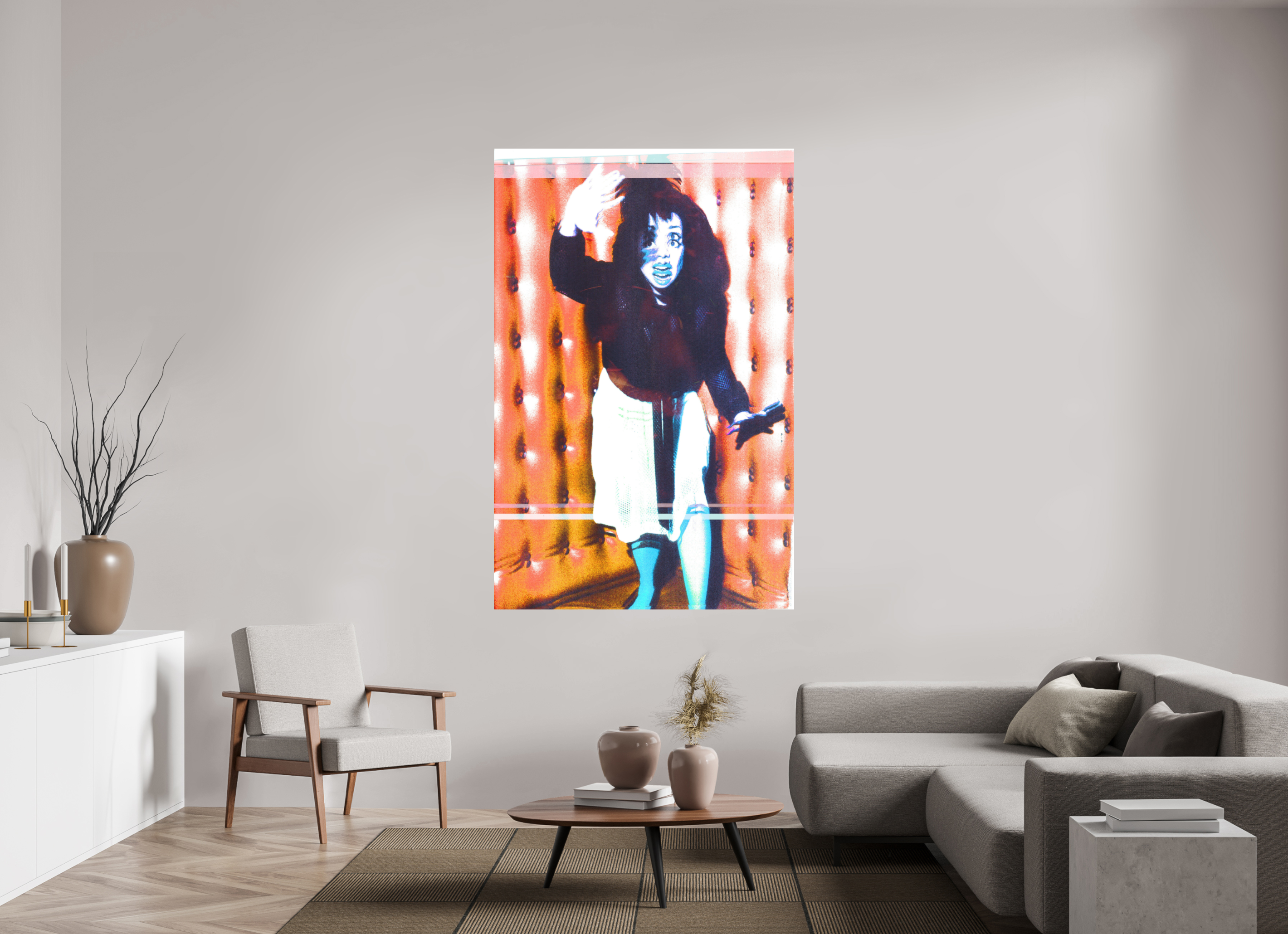 47 x 72.2″, Direct Print on Forex Chorophobia