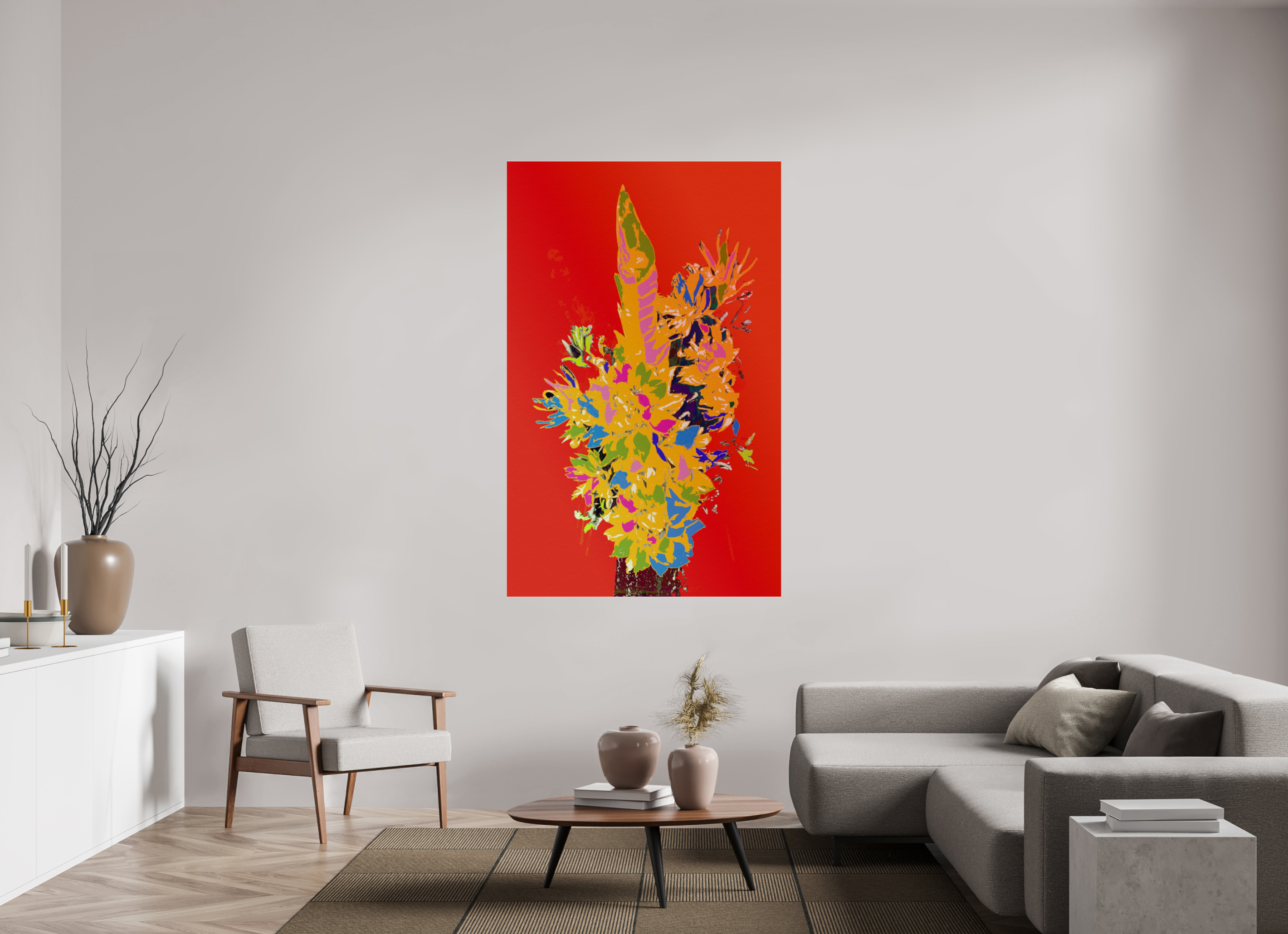 43 x 68.2″, Photo Print Under Acrylic Glass Pop Vase 3