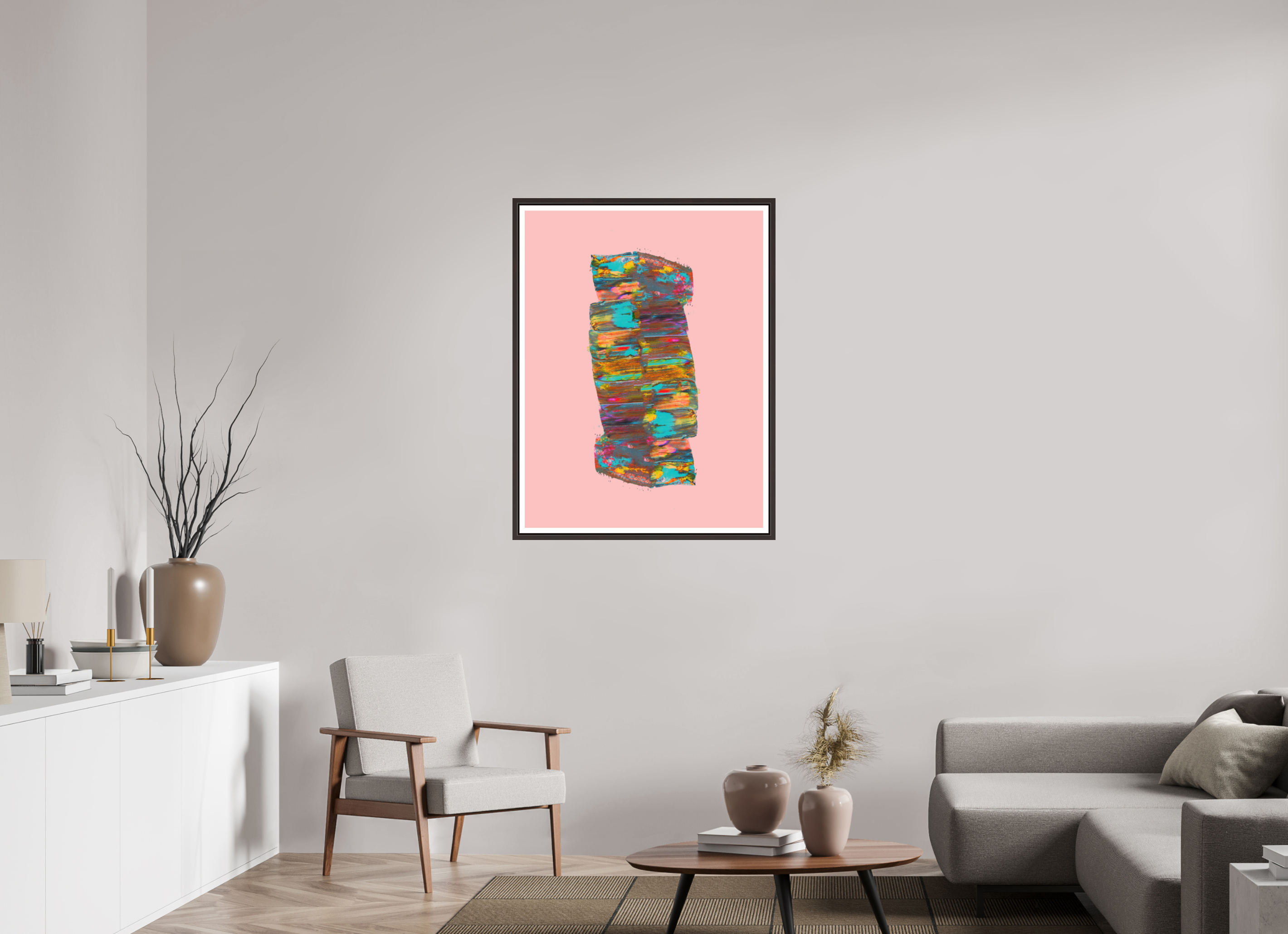 30 x 40″, Floater Frame (Alder Brown) Source