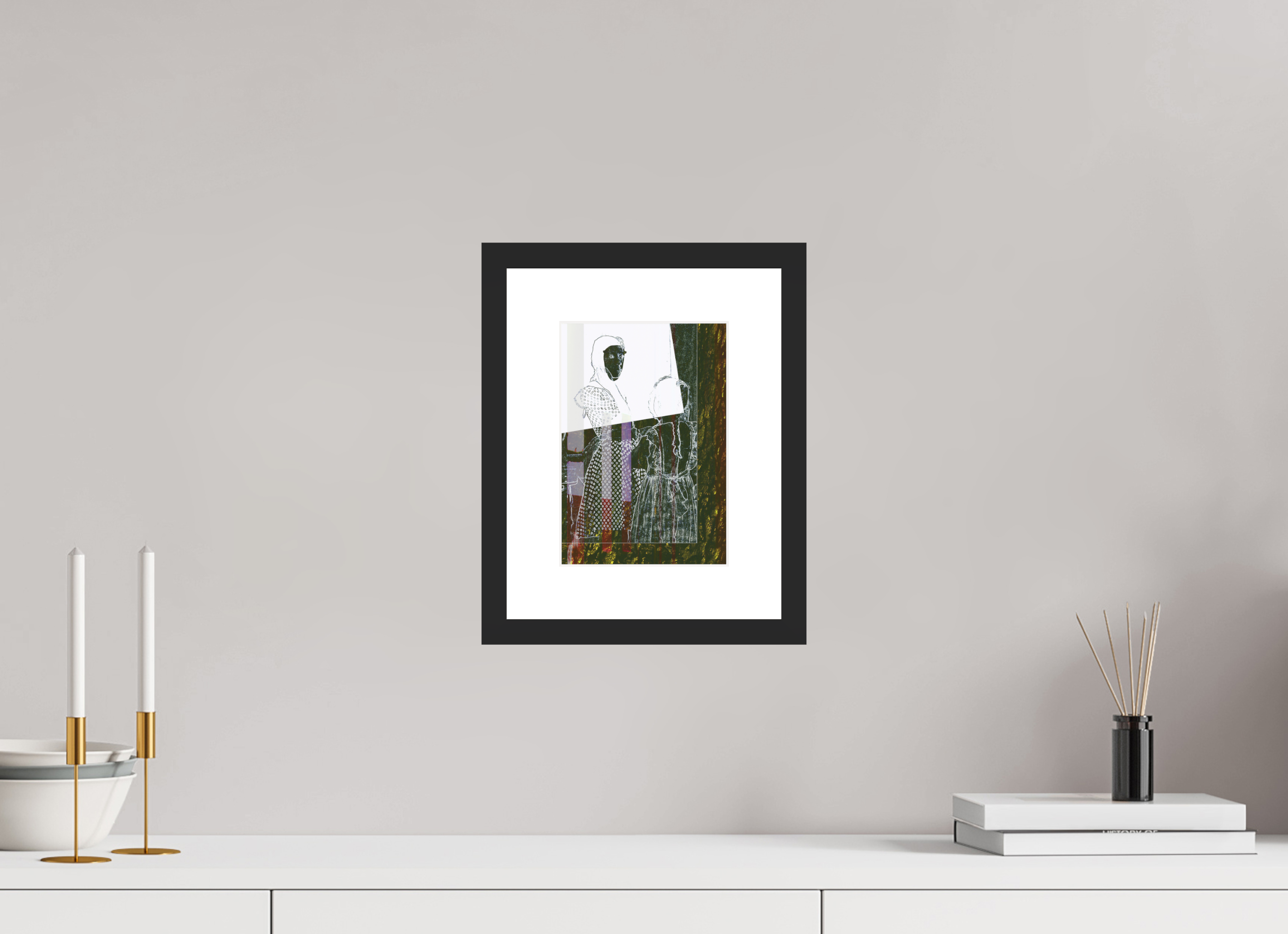 6 x 8.6″, Fuji Crystal Archive Print Framed (Black) Motherly