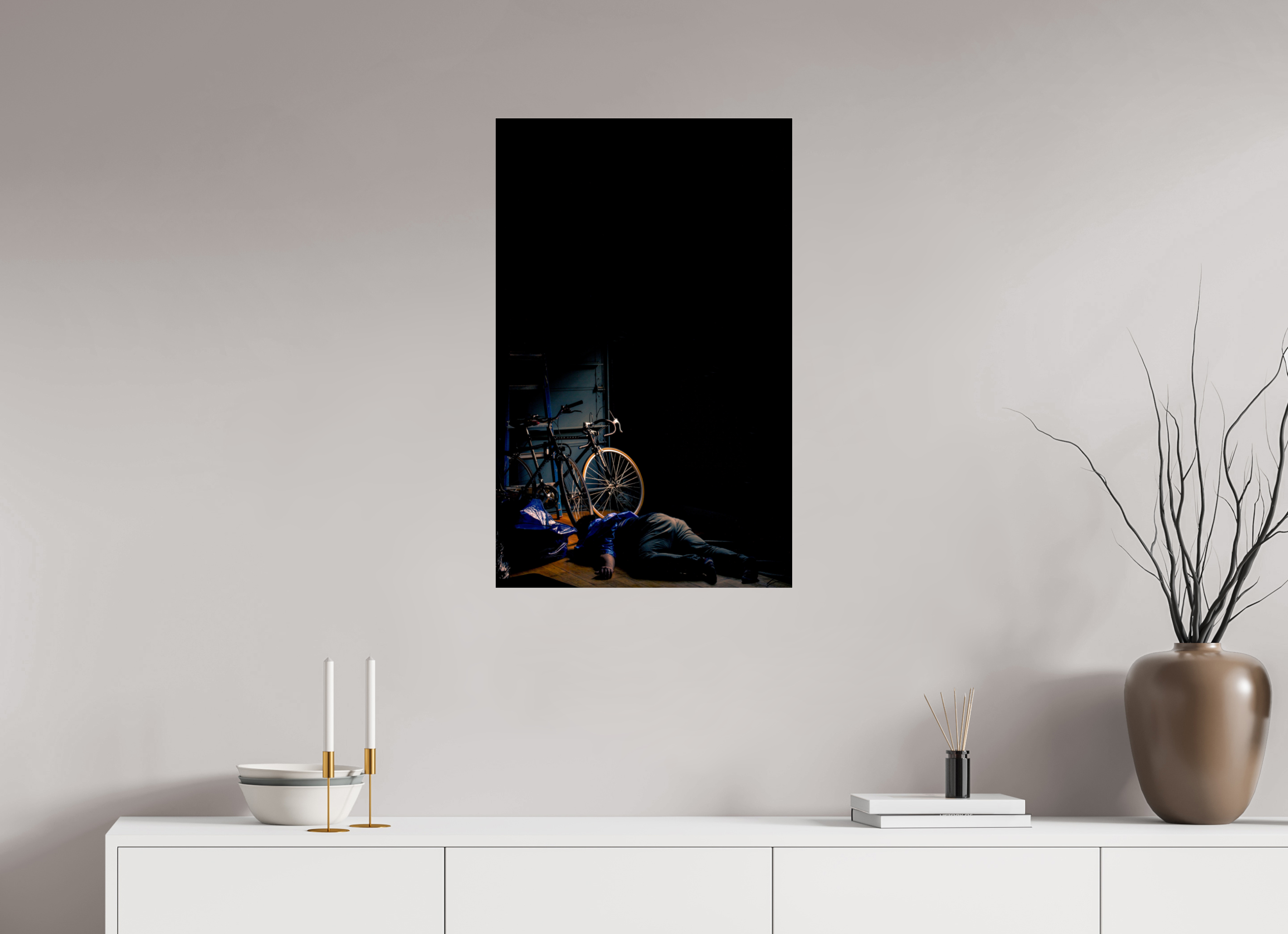 20 x 31.7″, Photo Print Under Acrylic Glass Tired