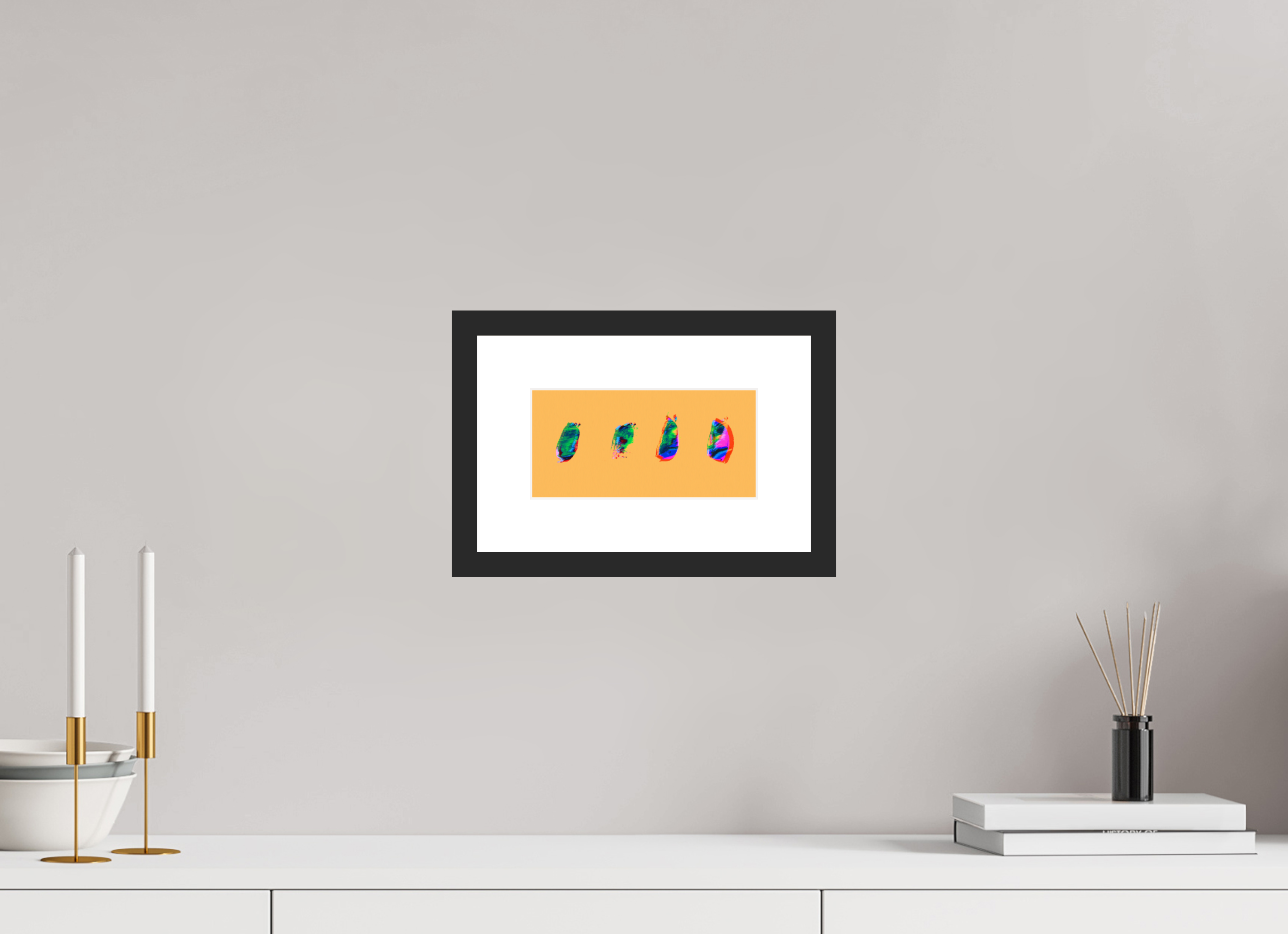 8 x 4″, Fuji Crystal Archive Print Framed (Black) Motion