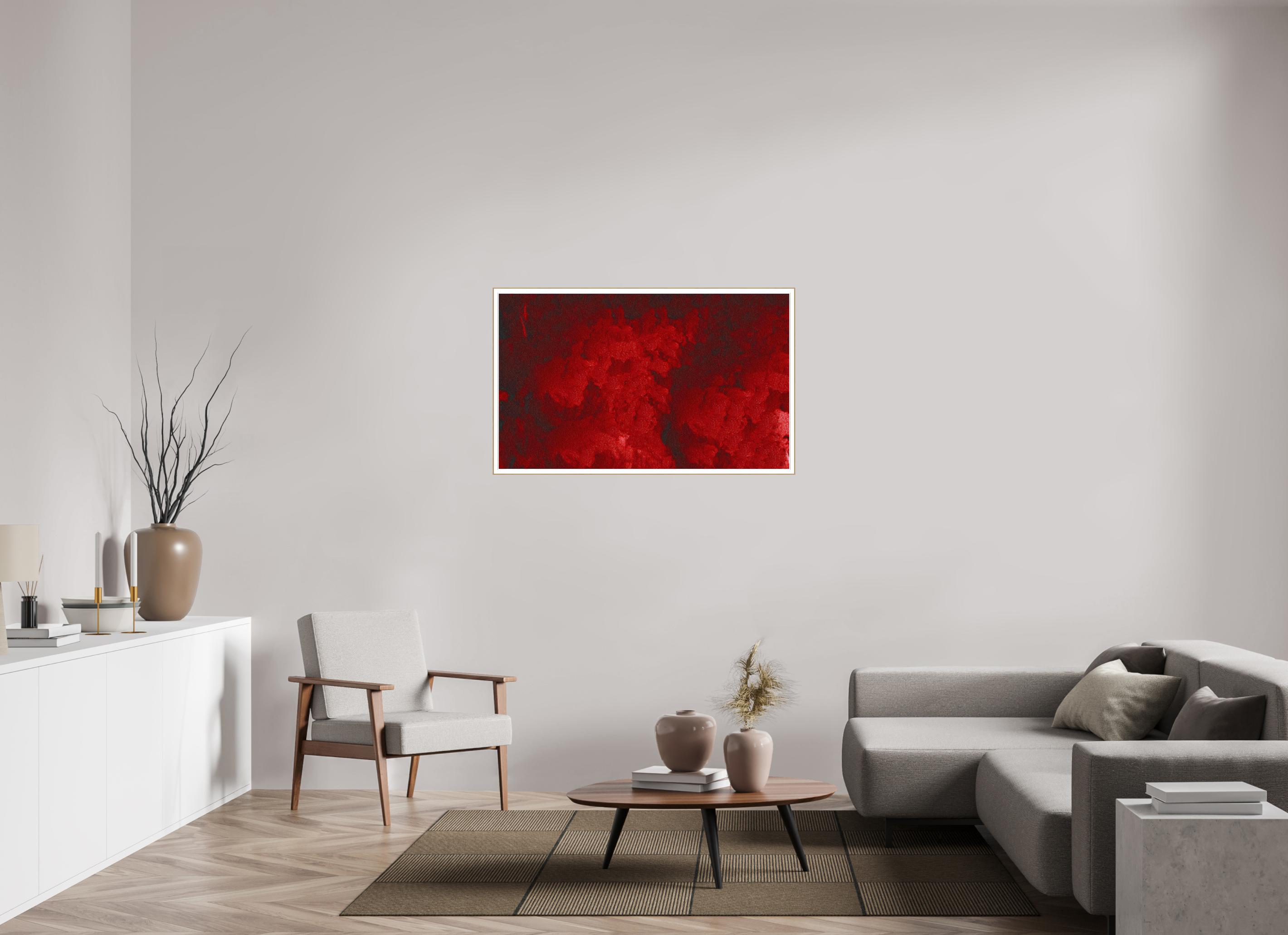 46.5 x 28″, Solid Wood ArtBox (Oak) Blood Drive