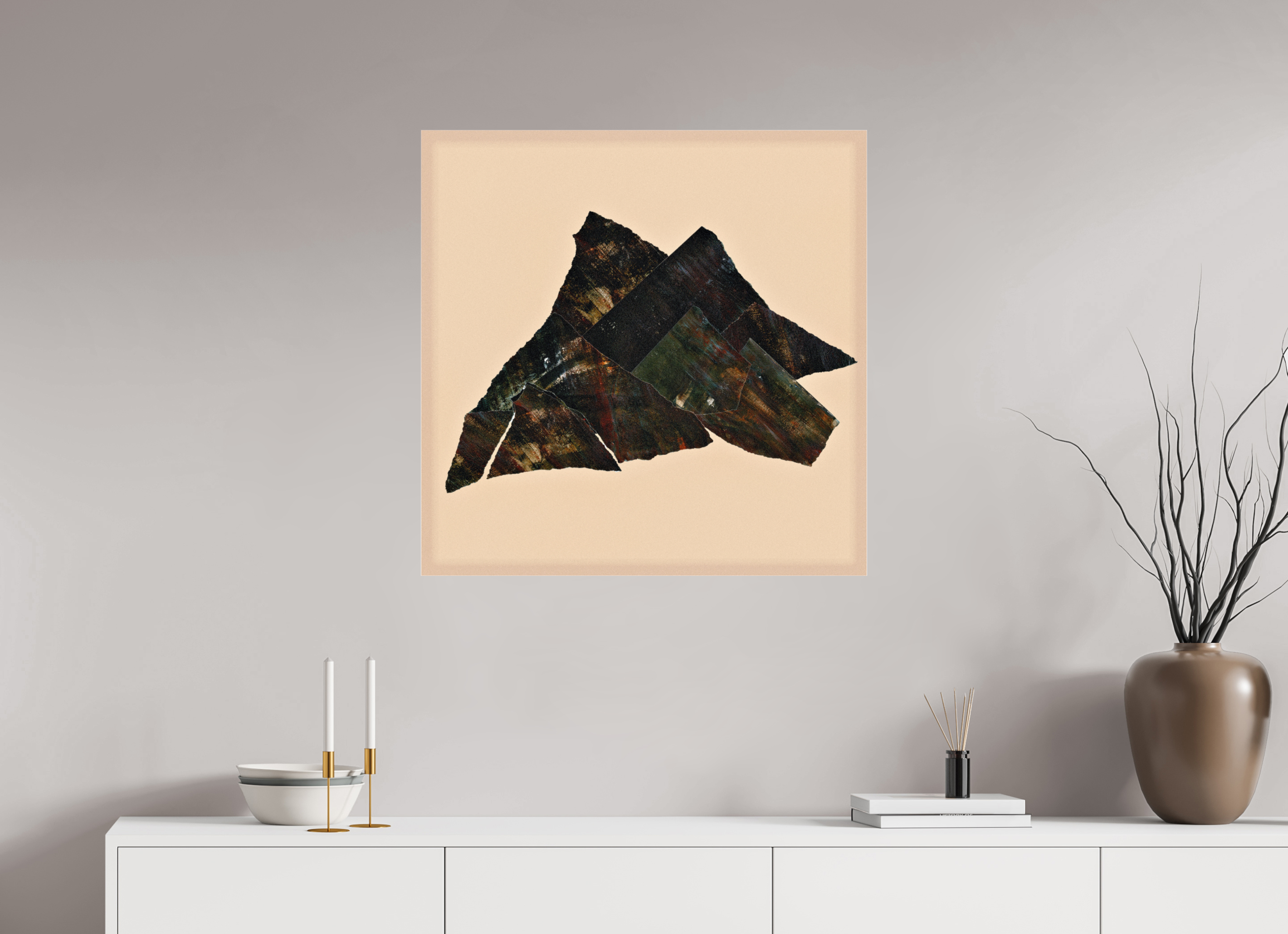 30 x 30″, Photo Print Under Acrylic Glass Mountain
