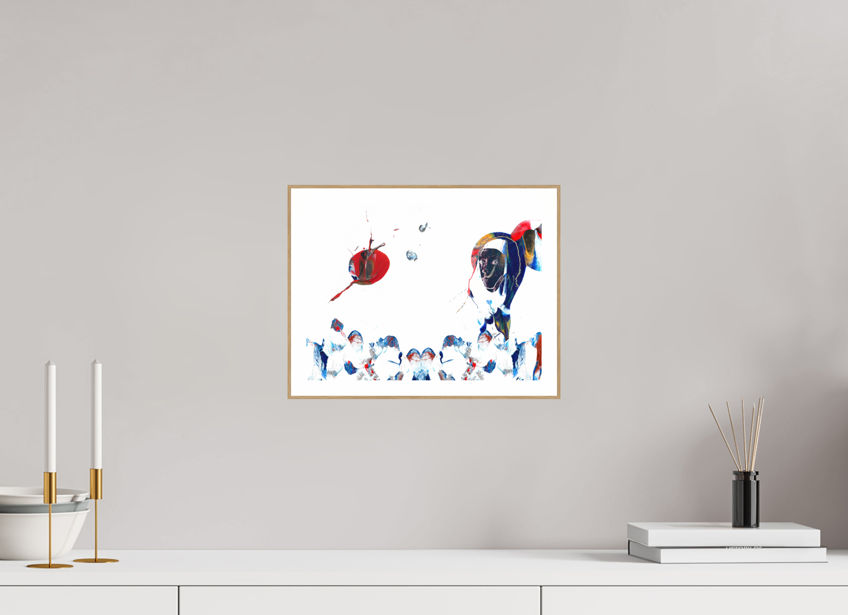 12 x 9″, Solid Wood ArtBox (Oak) Her View Of The World