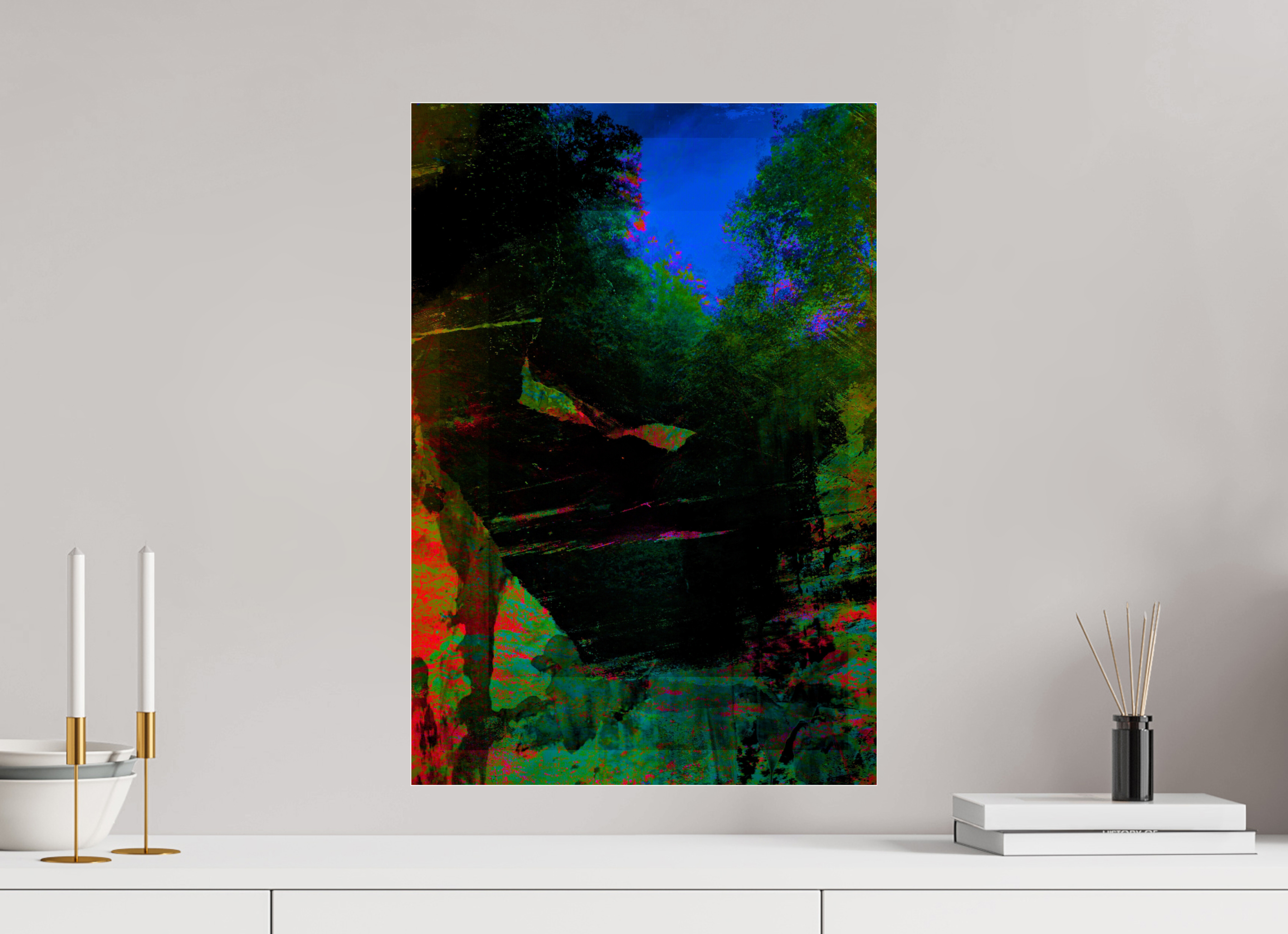 16 x 23.4″, Photo Print Under Acrylic Glass greens
