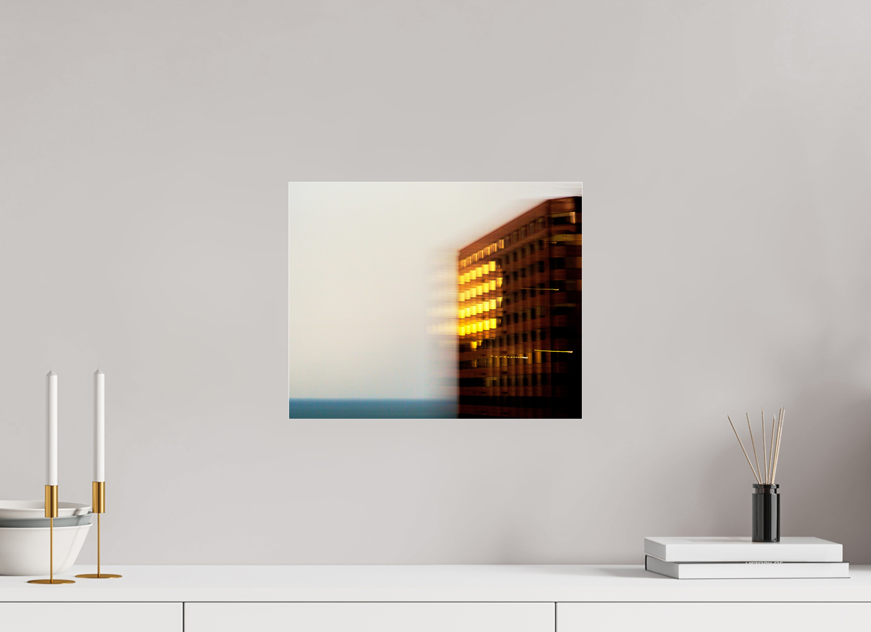 14.9 x 12″, Photo Print Under Acrylic Glass Time Flies