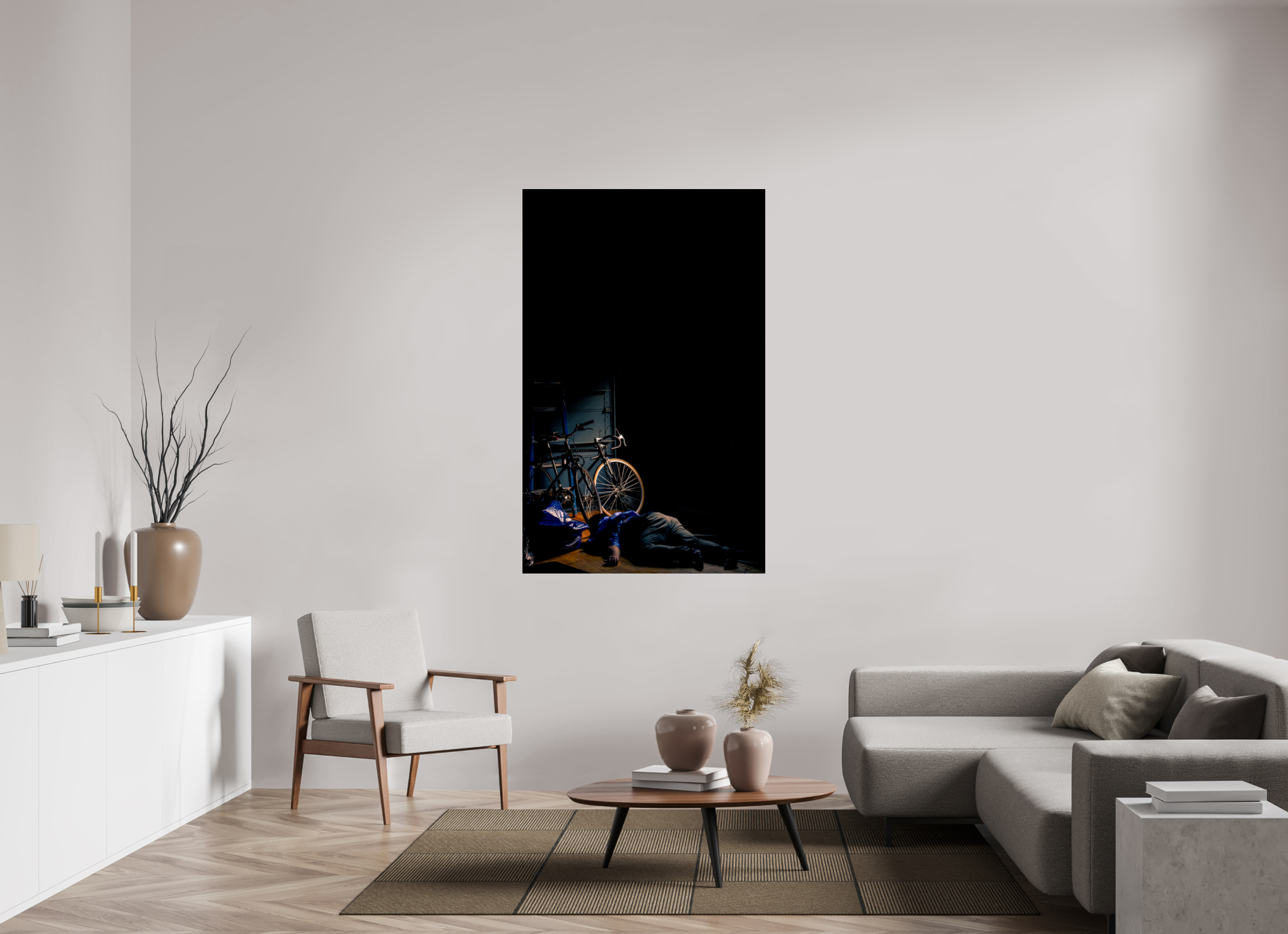 39 x 61.8″, Photo Print Under Acrylic Glass Tired