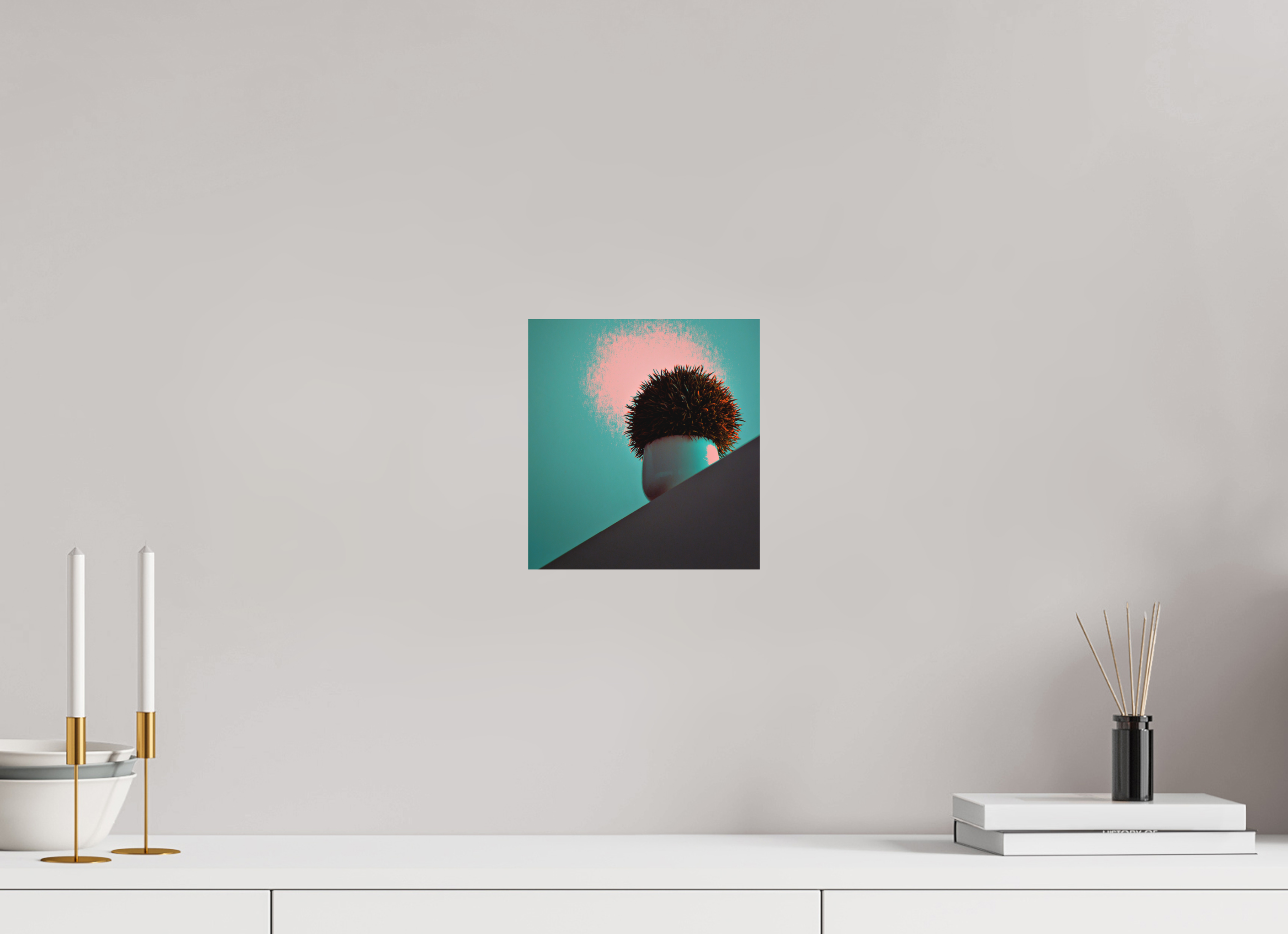 8 x 8.7″, Direct Print on Forex Fake Plants