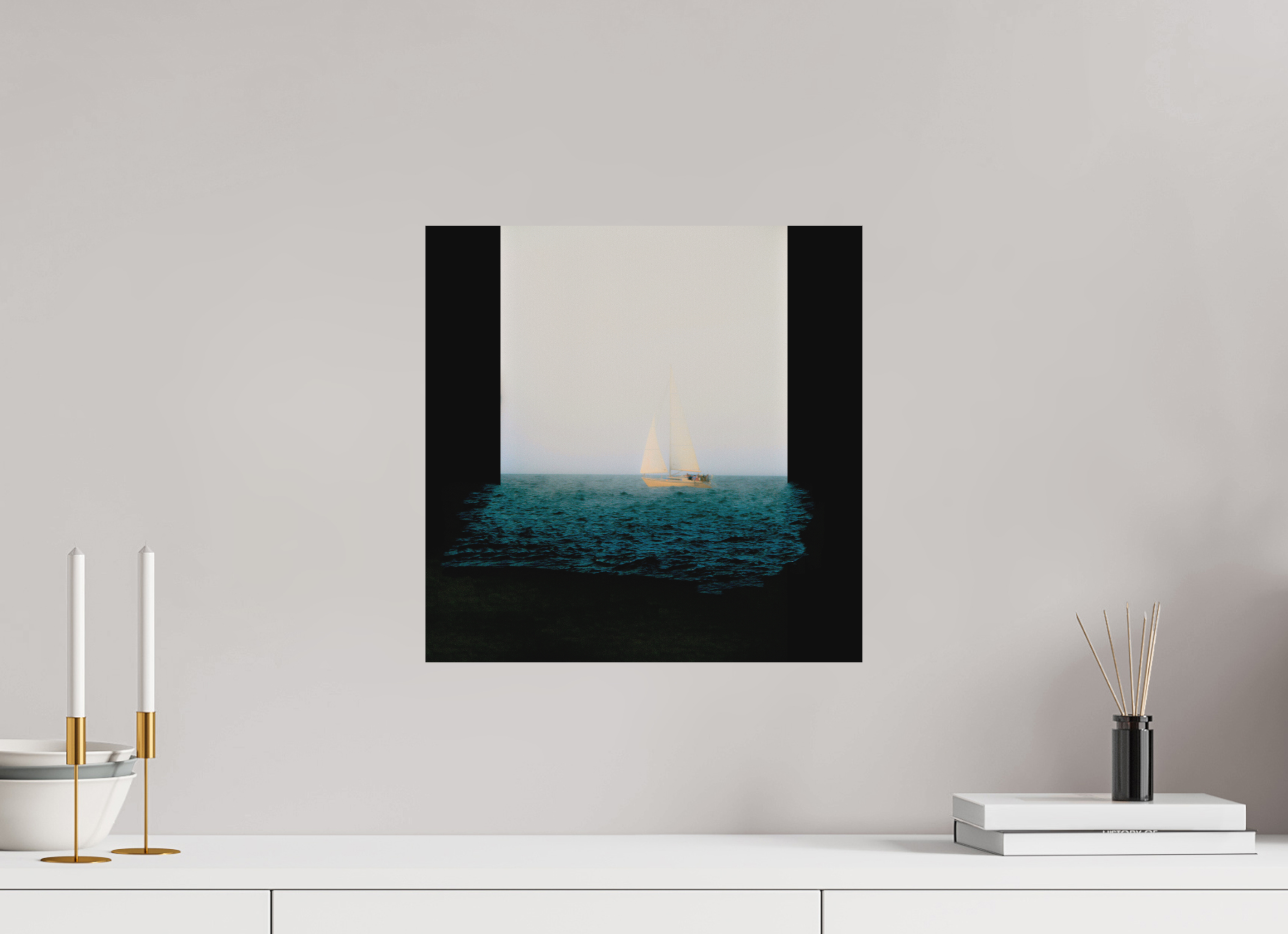 15 x 15″, Aluminum Dibond Sleeps While Walking