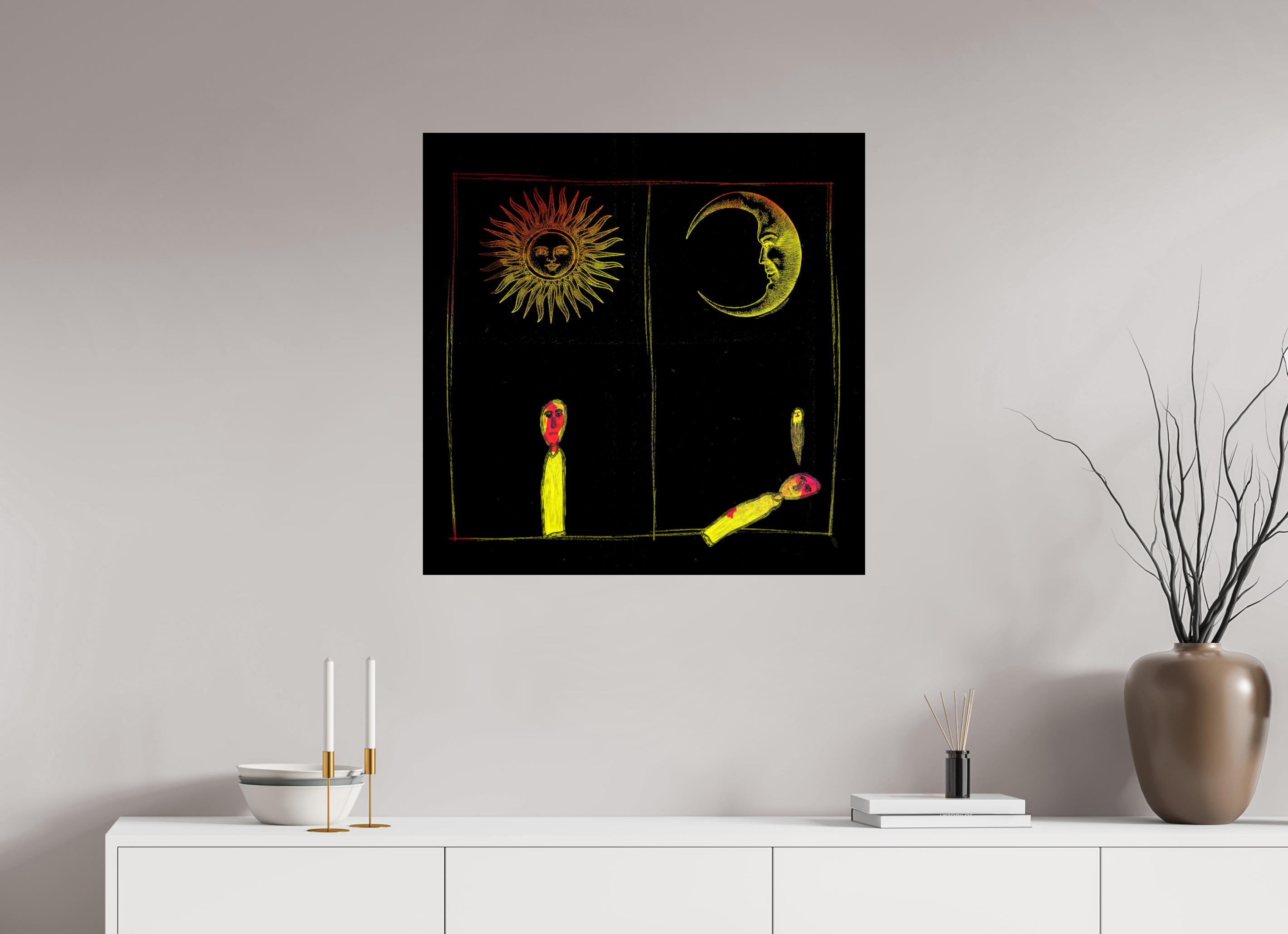 30 x 30″, Fine Art Print Life Cycle