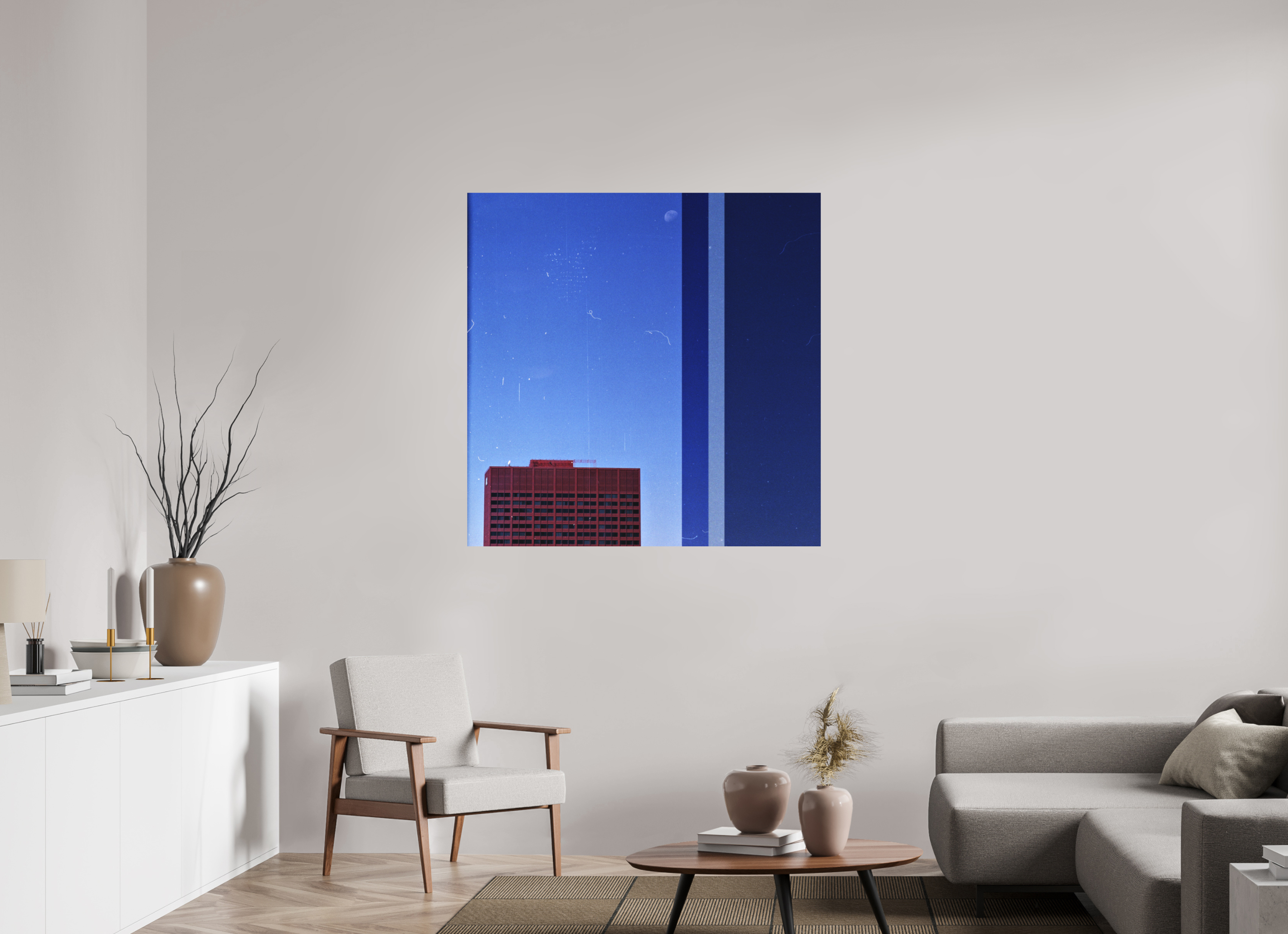 45 x 45″, Aluminum Dibond Falling Asleep