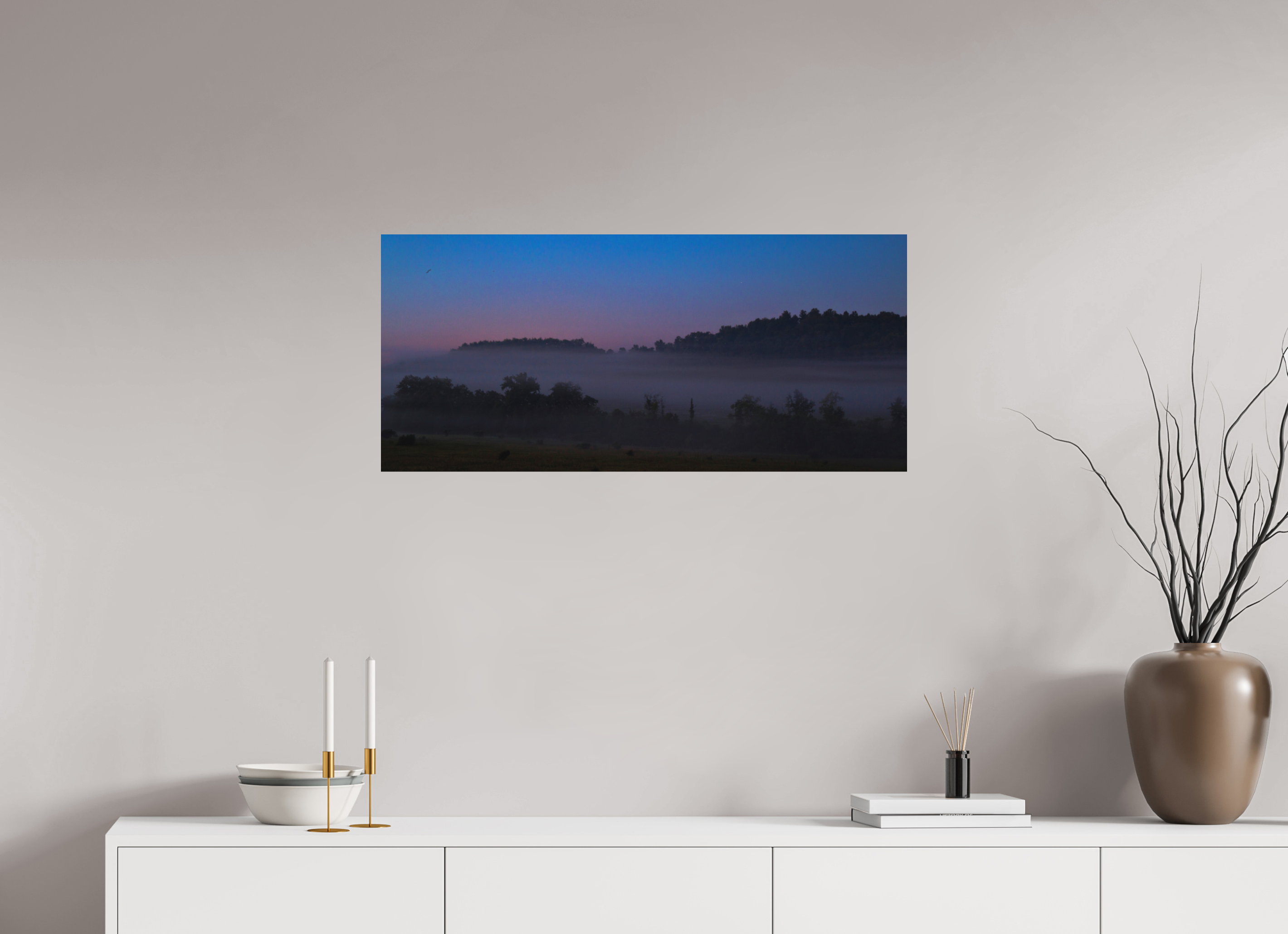 35.4 x 16″, Aluminum Dibond Somewhere In Ohio