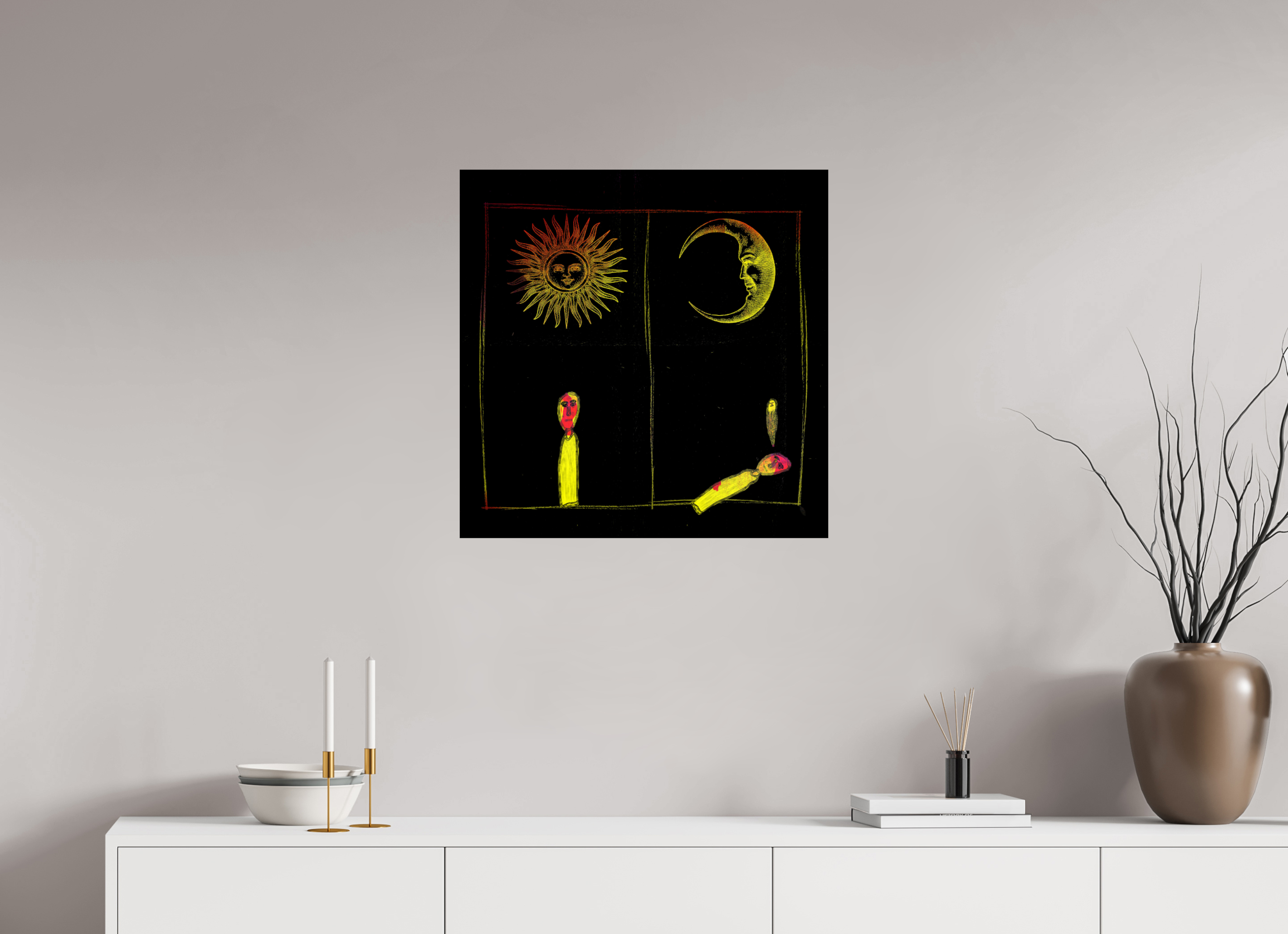 25 x 25″, Fine Art Print Life Cycle