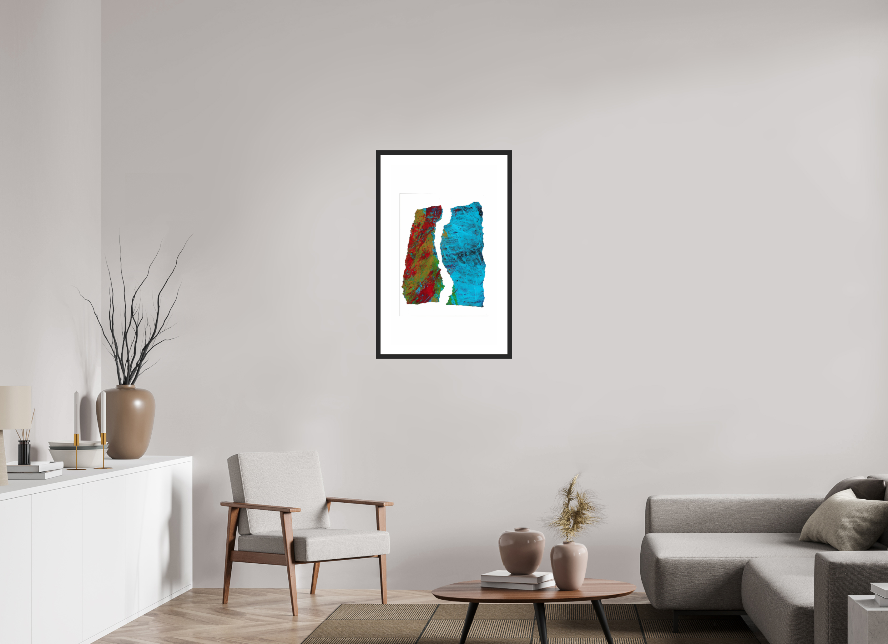 20 x 33.3″, Fuji Crystal Archive Print Framed (Black) Earth & Water