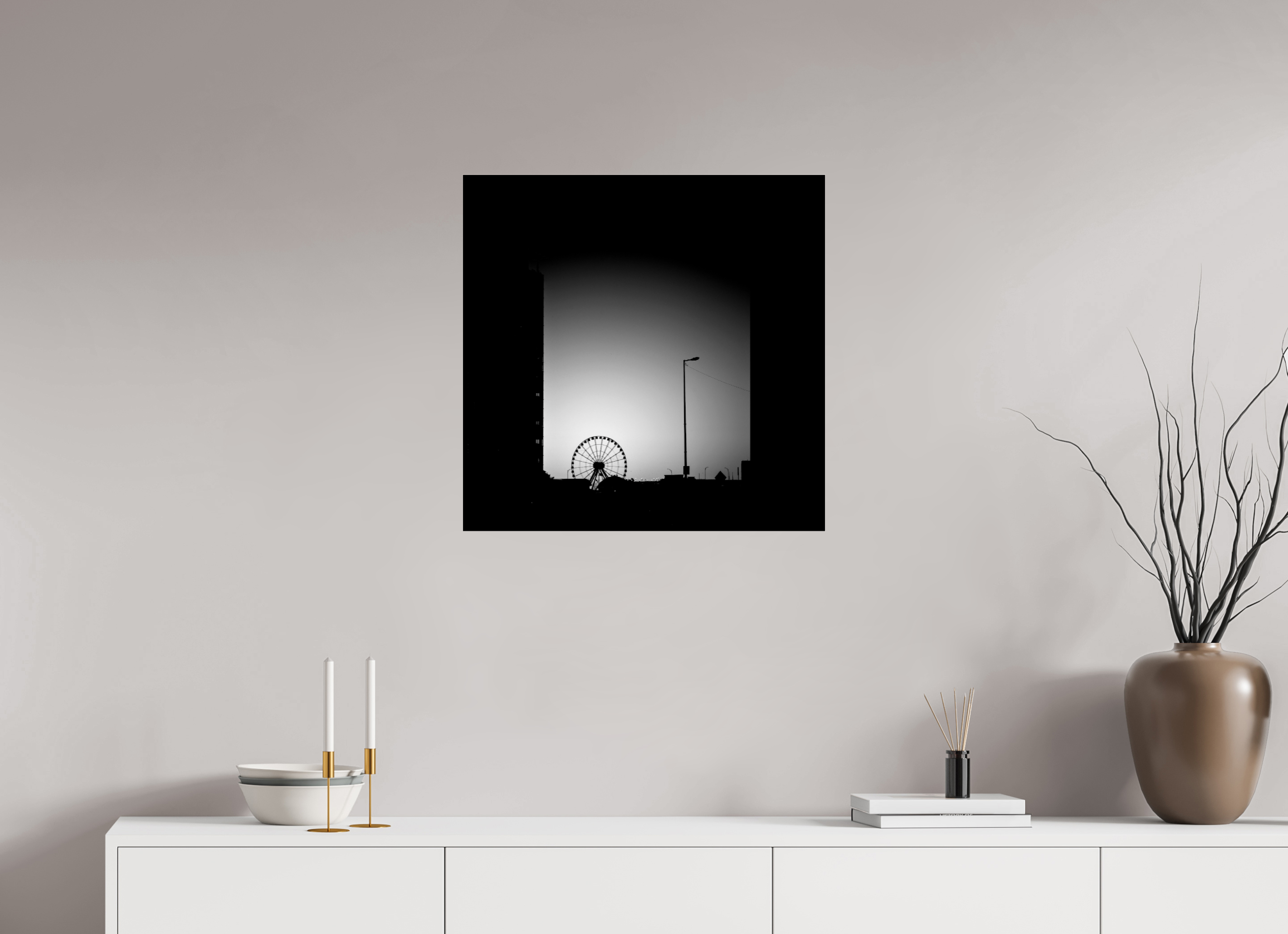 24.4 x 24″, Photo Print Under Acrylic Glass Navy Pier