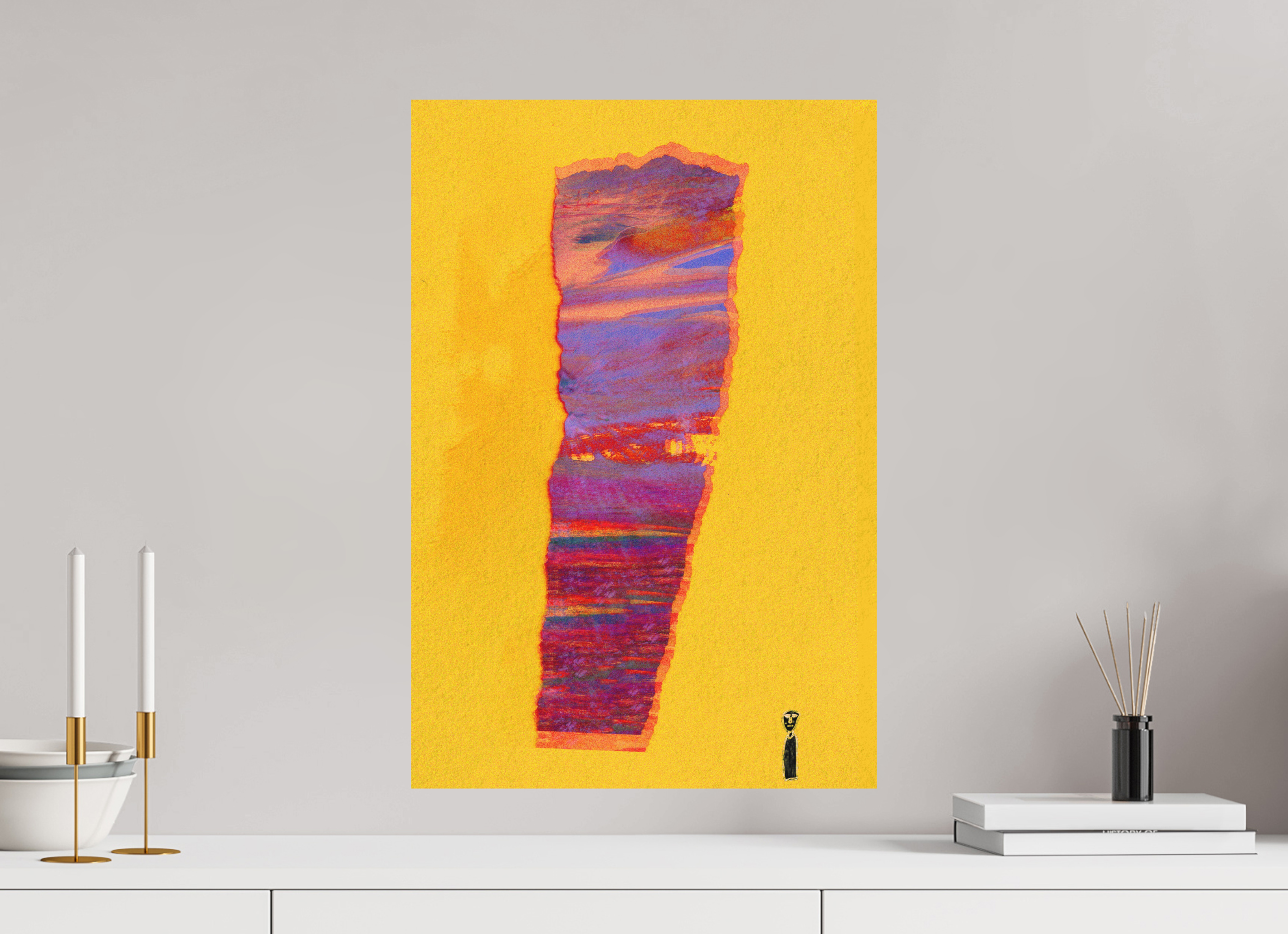 16 x 23.7″, Direct Print on Forex hole