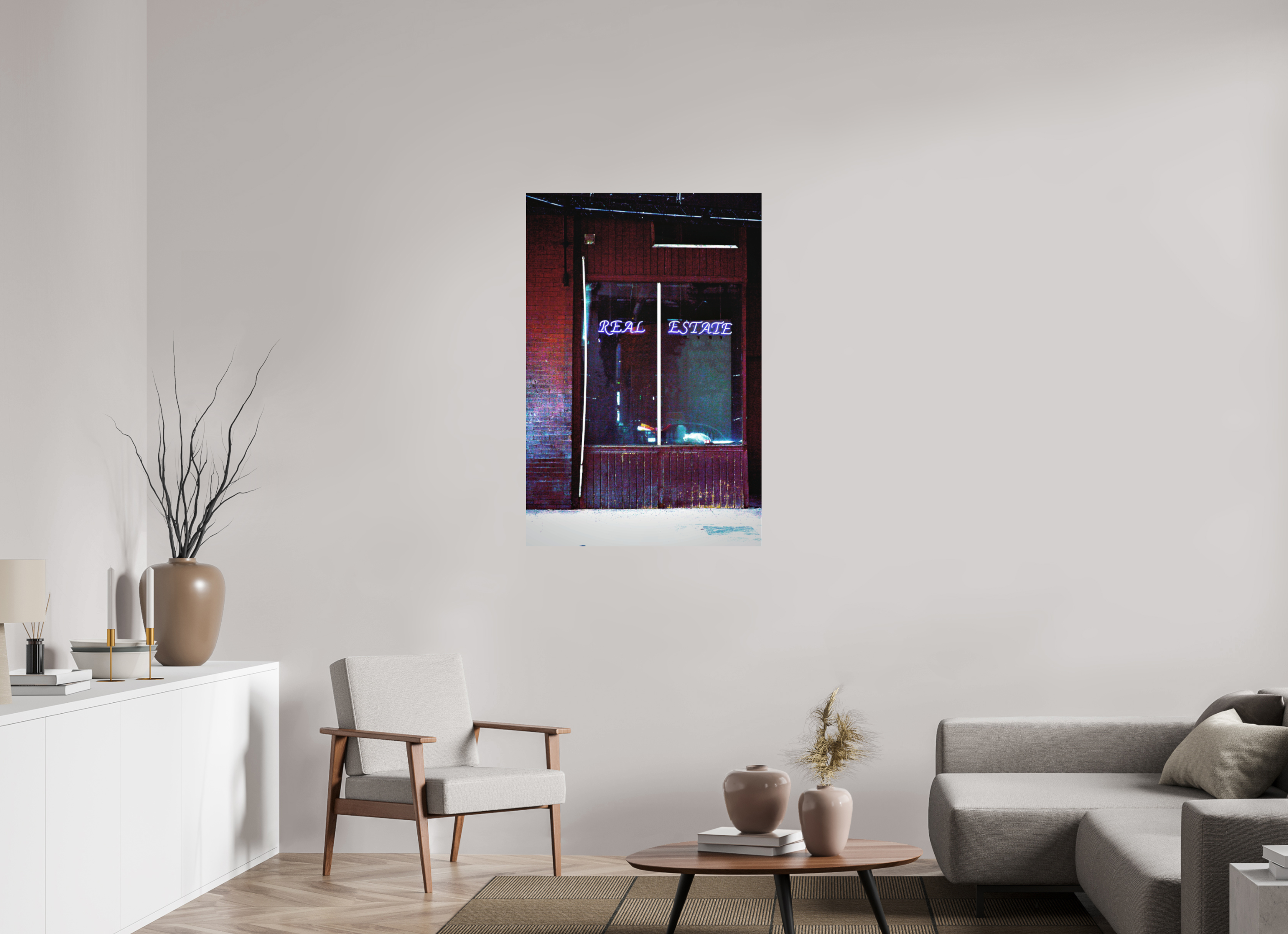 30 x 45″, Photo Print Under Acrylic Glass Real Estate