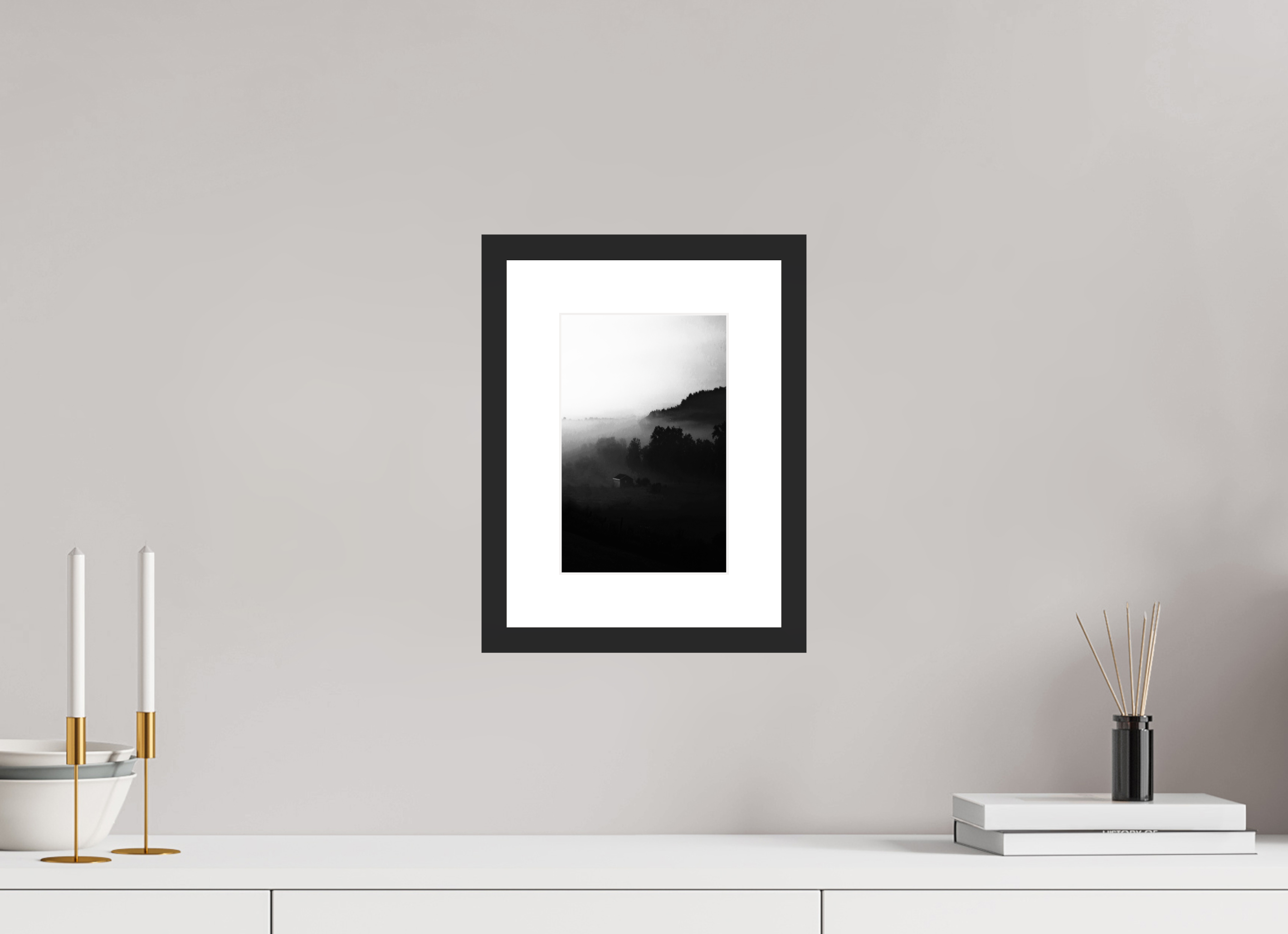 6 x 9.1″, Fuji Crystal Archive Print Framed (Black) New Camping
