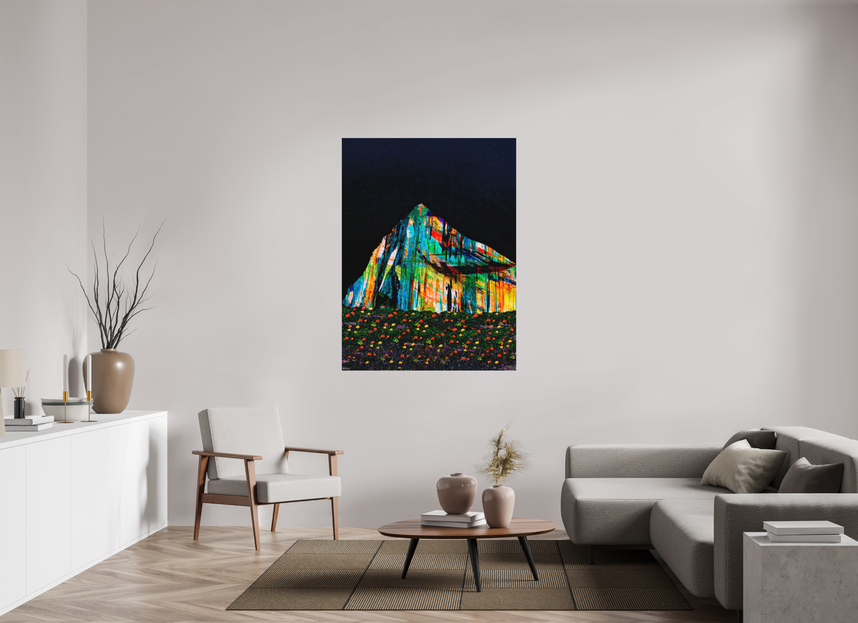 42 x 56″, Aluminum Dibond Meadows