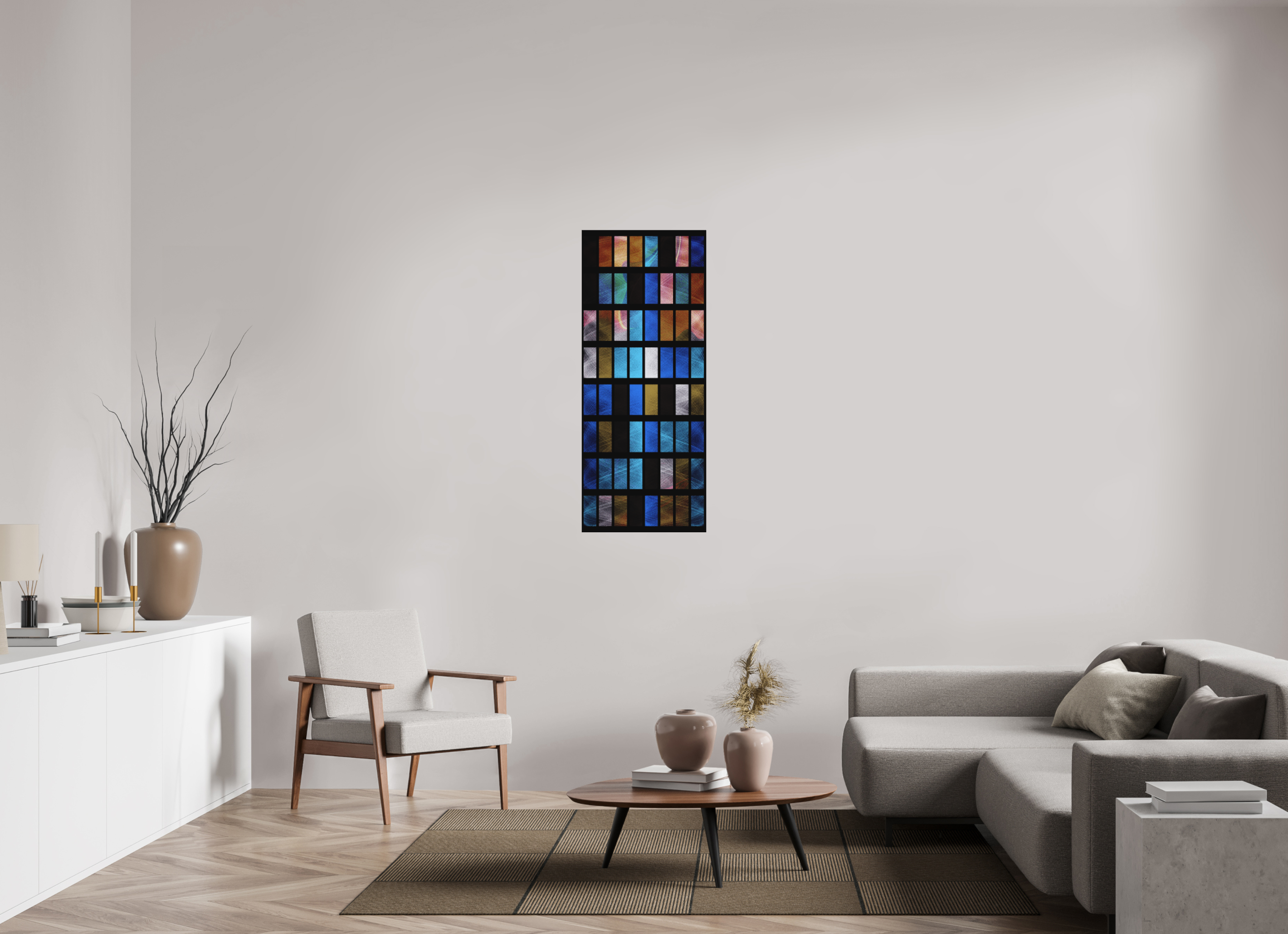 20 x 48.5″, Direct Print on Forex Stained Glass