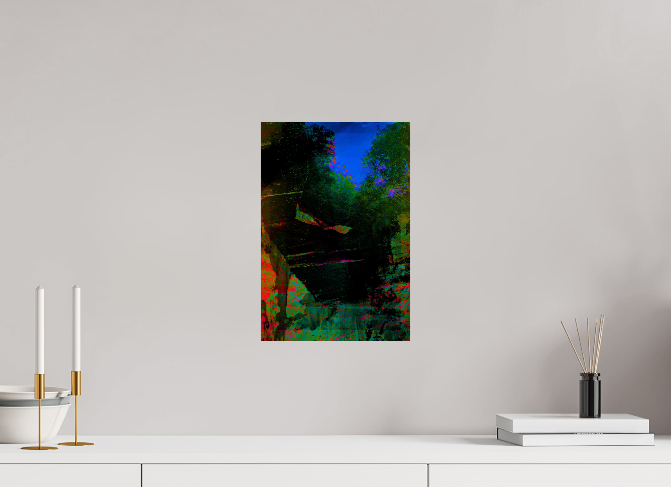 10 x 14.6″, Fine Art Print greens