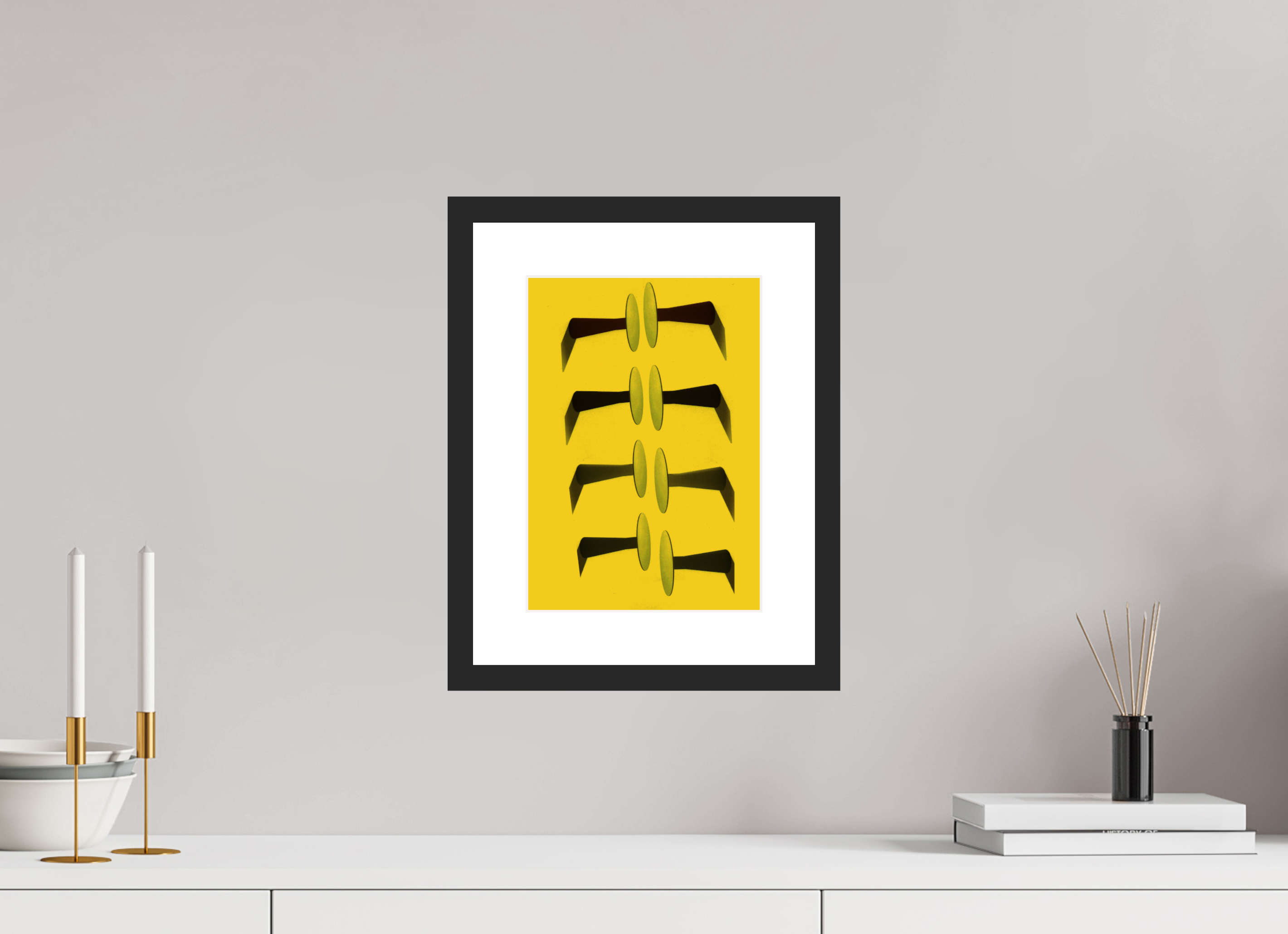 ISO A4 (21 x 29,7 cm), Framed #1 steps
