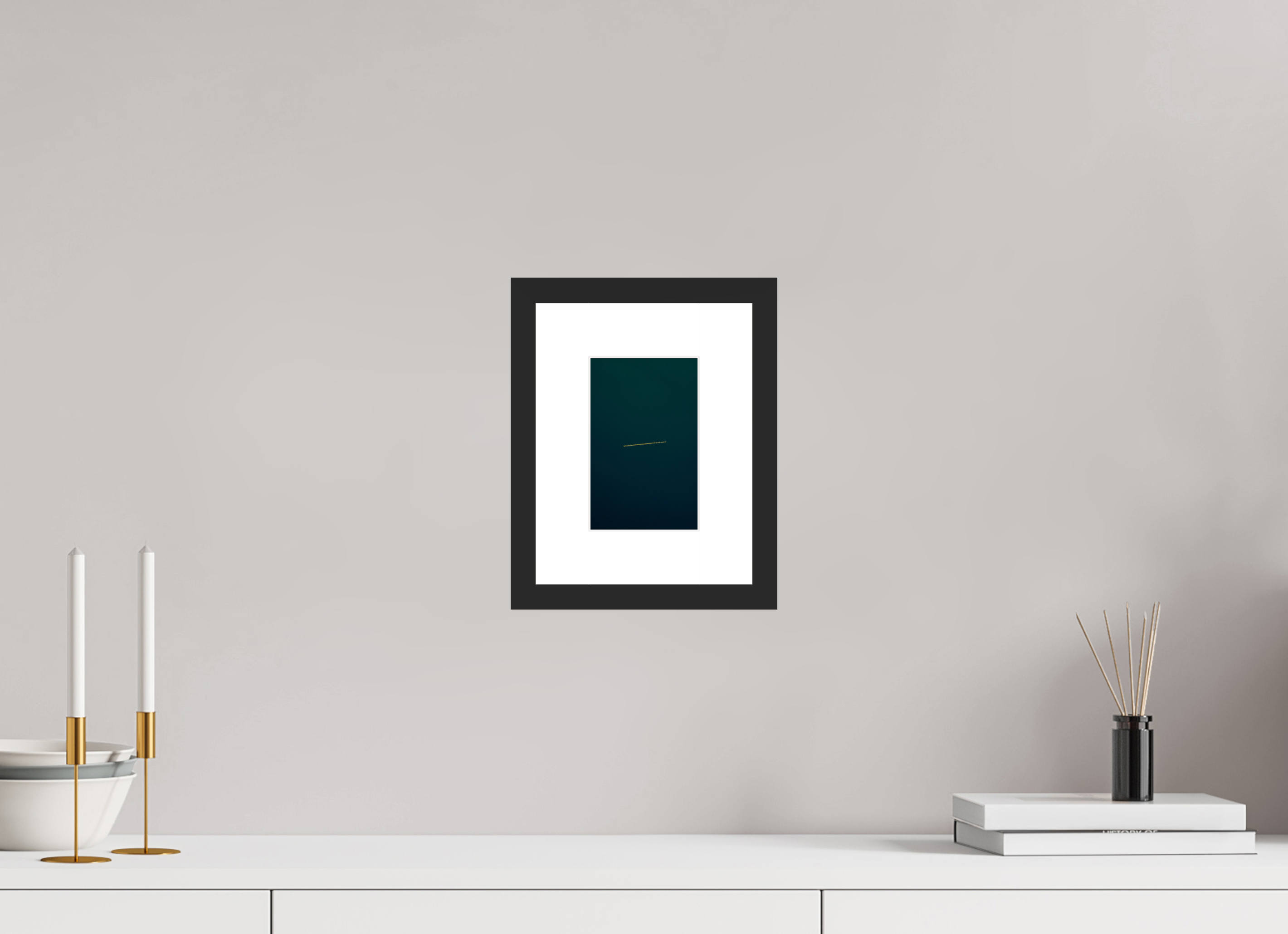 4 x 6.2″, Fuji Crystal Archive Print Framed (Black) UFO