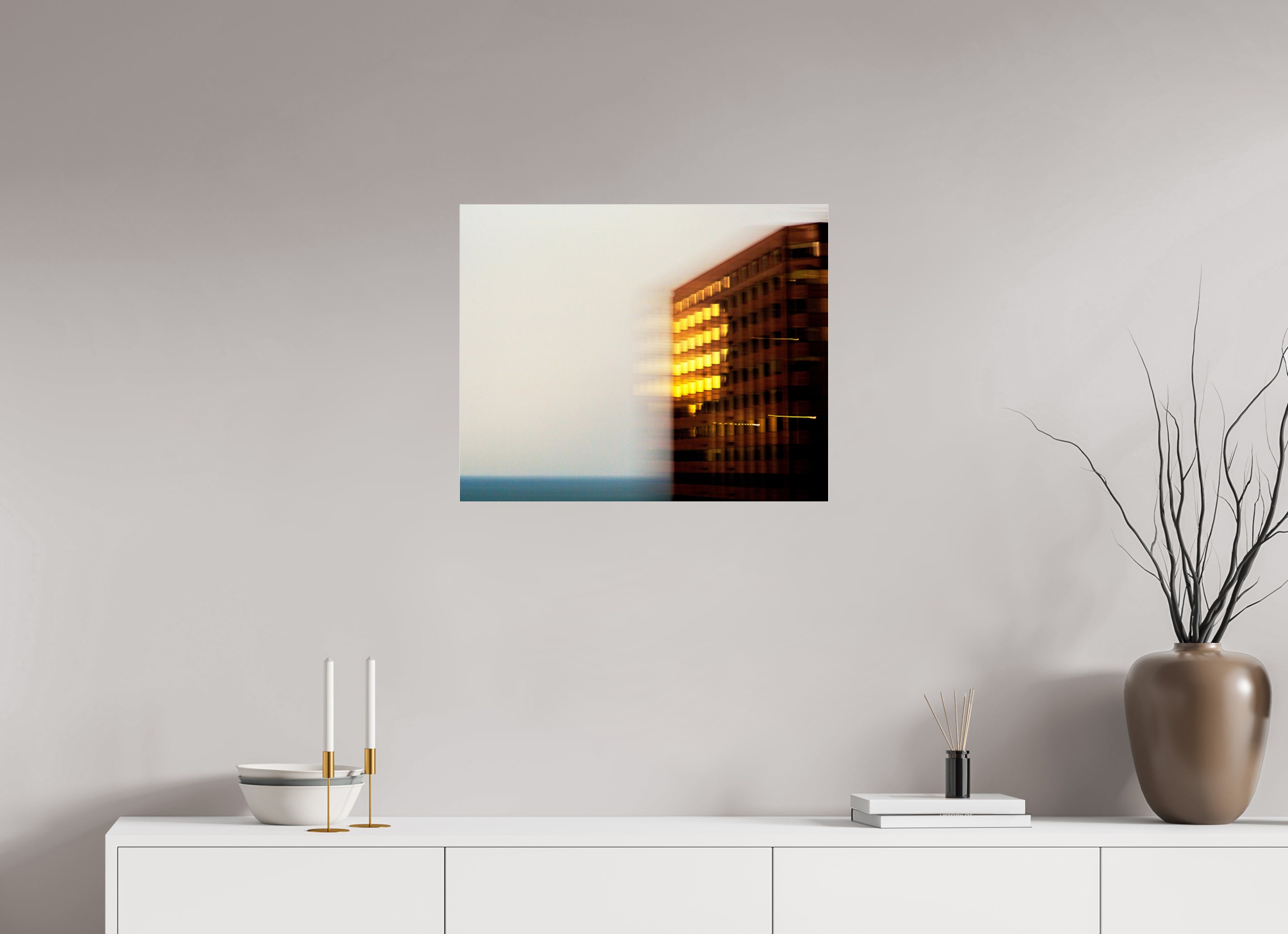 24.8 x 20″, Photo Print Under Acrylic Glass Time Flies