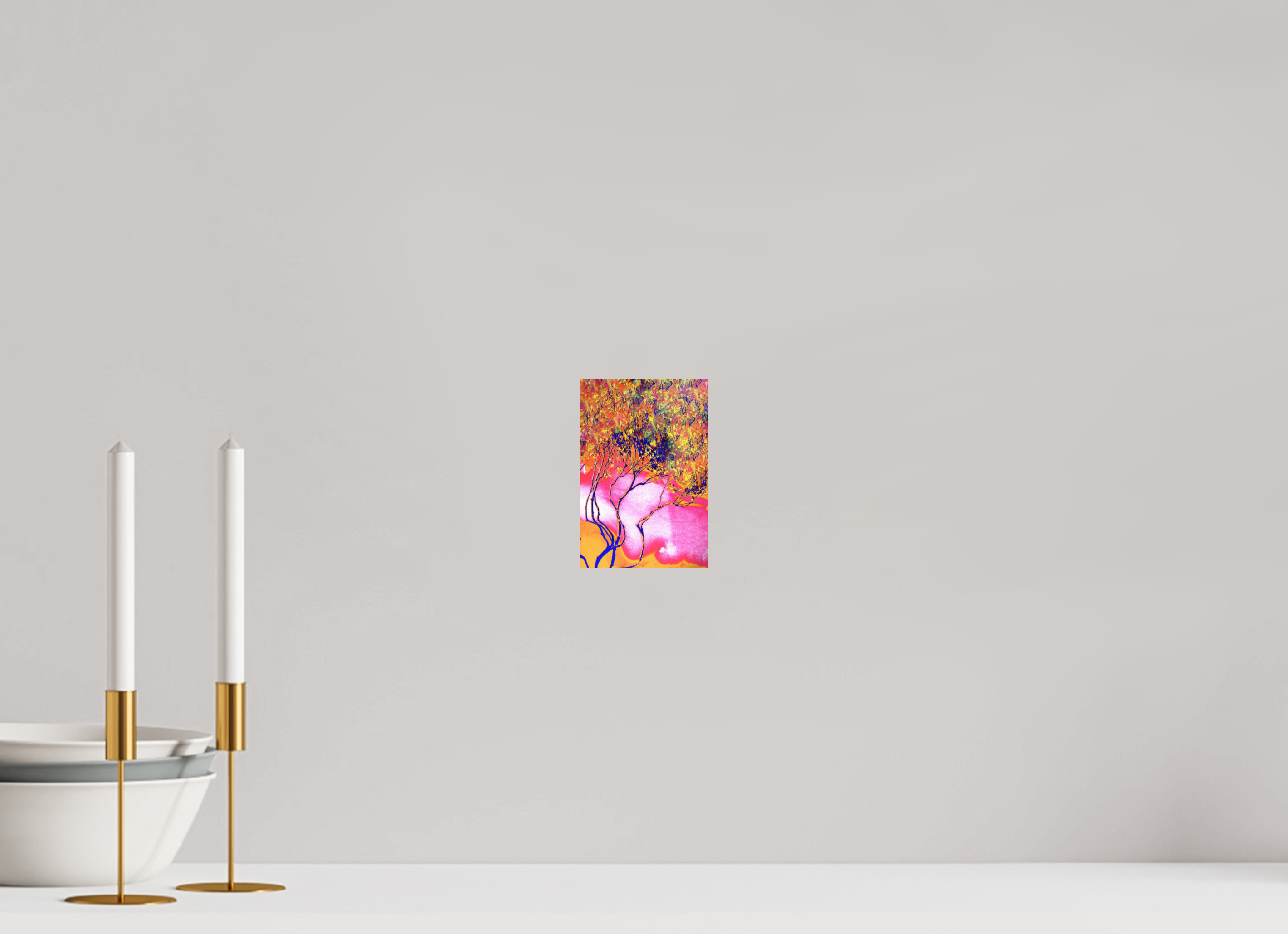 4 x 5.9″, Fine Art Print Burning Bush