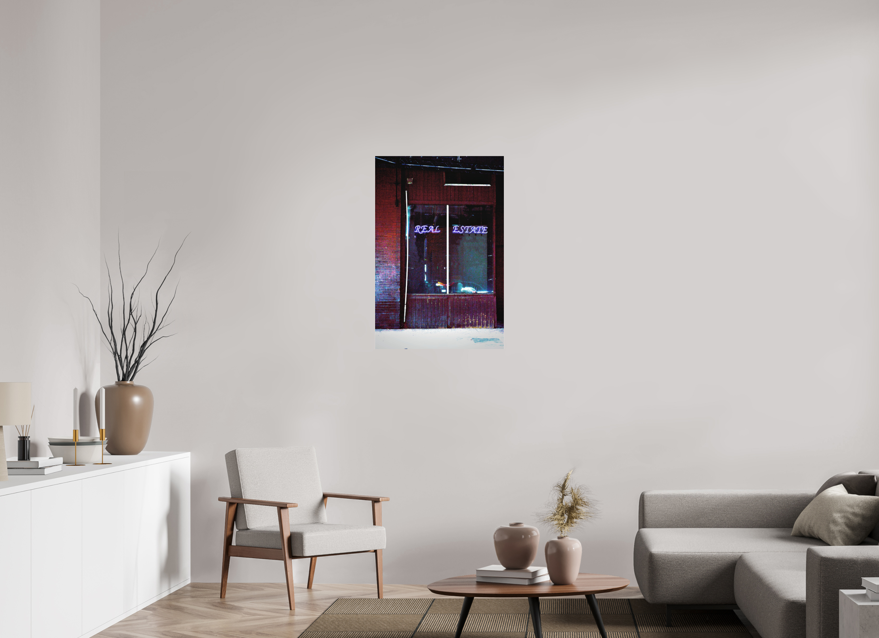 24 x 36″, Photo Print Under Acrylic Glass Real Estate