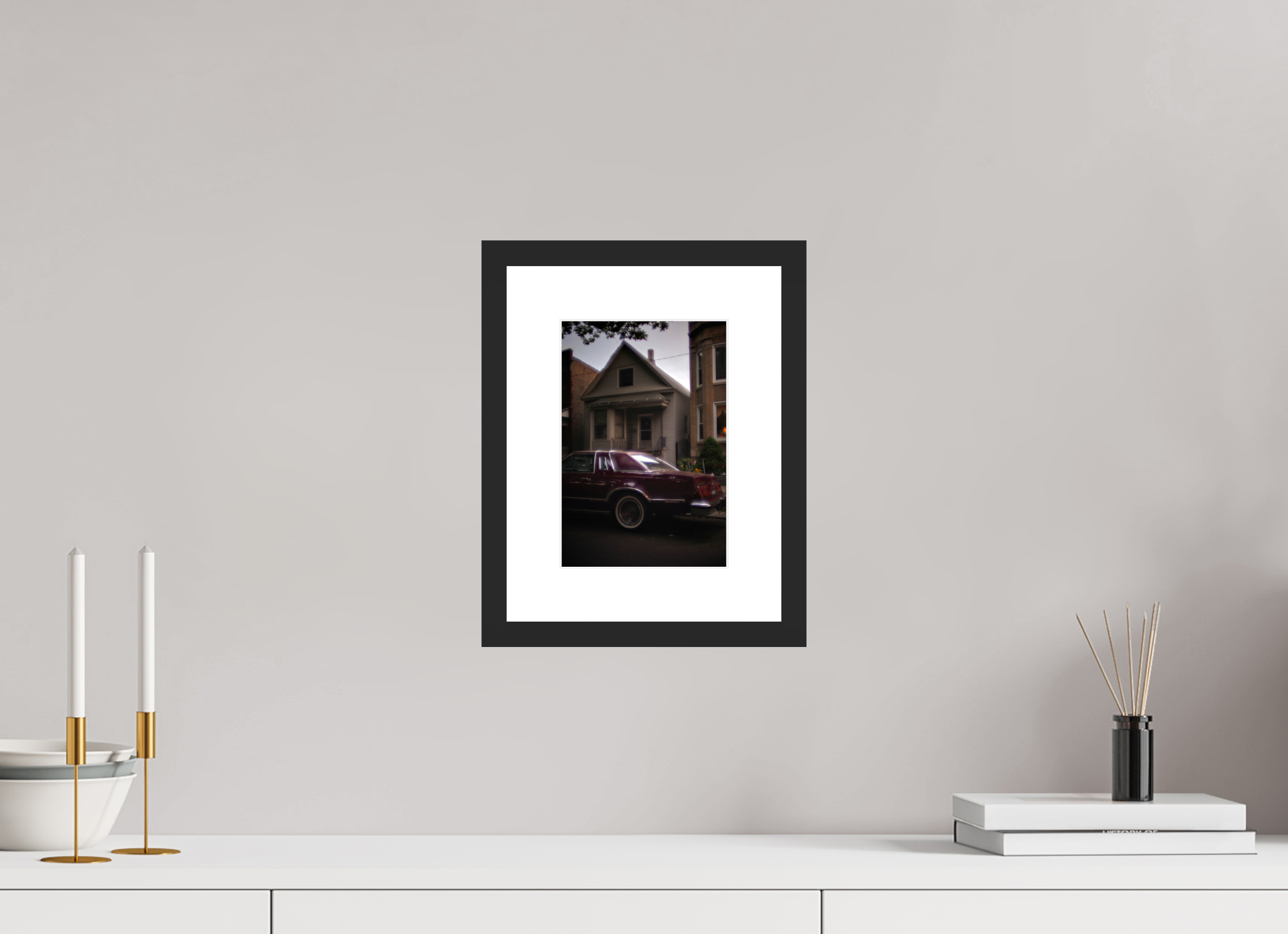 6 x 8.7″, Fuji Crystal Archive Print Framed (Black) 70s Glow