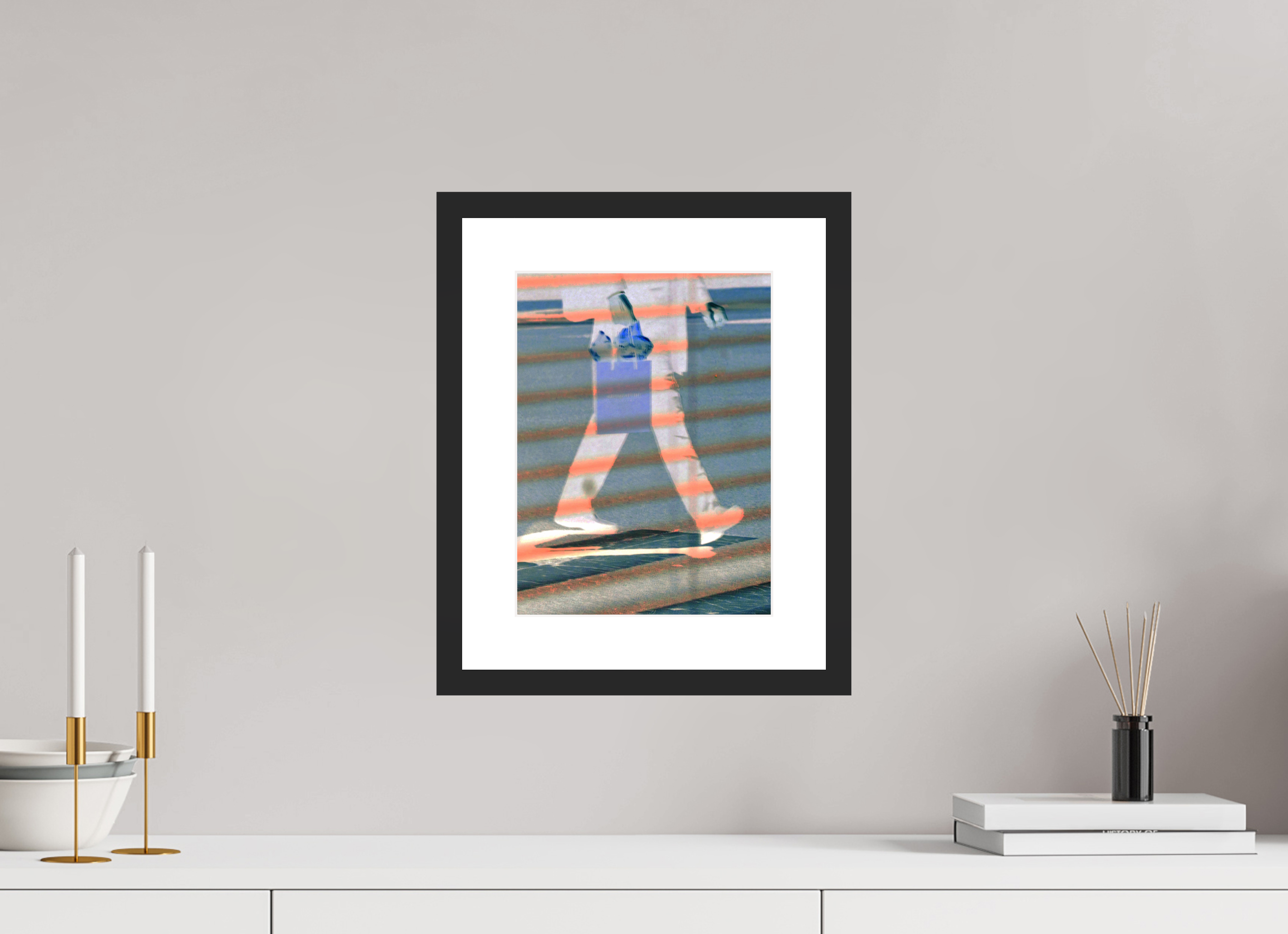 9 x 12″, Framed #1 push