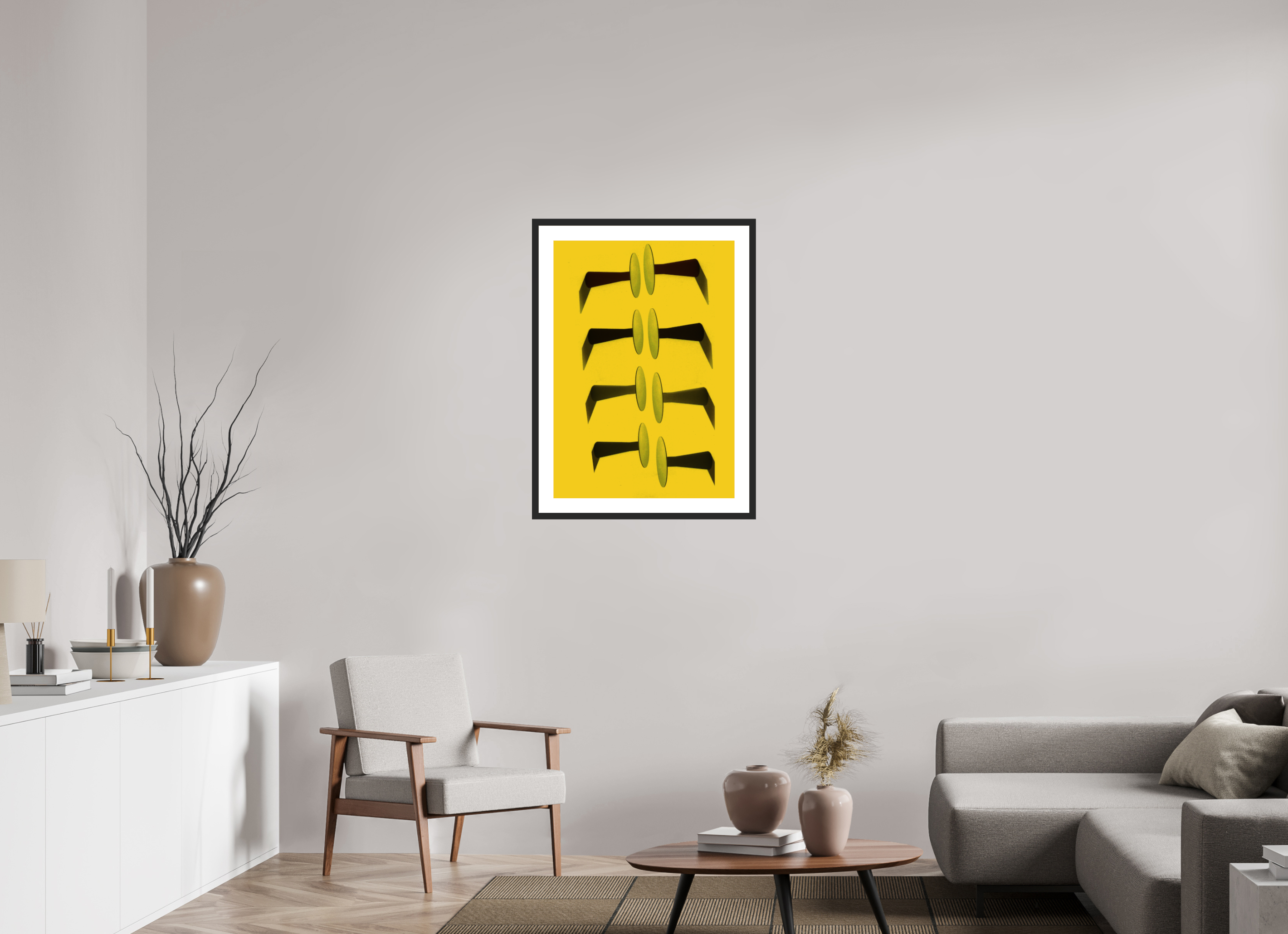 ISO A1 (59,4 x 84,1 cm), Fuji Crystal Archive Print Framed (Black) Black Mesa