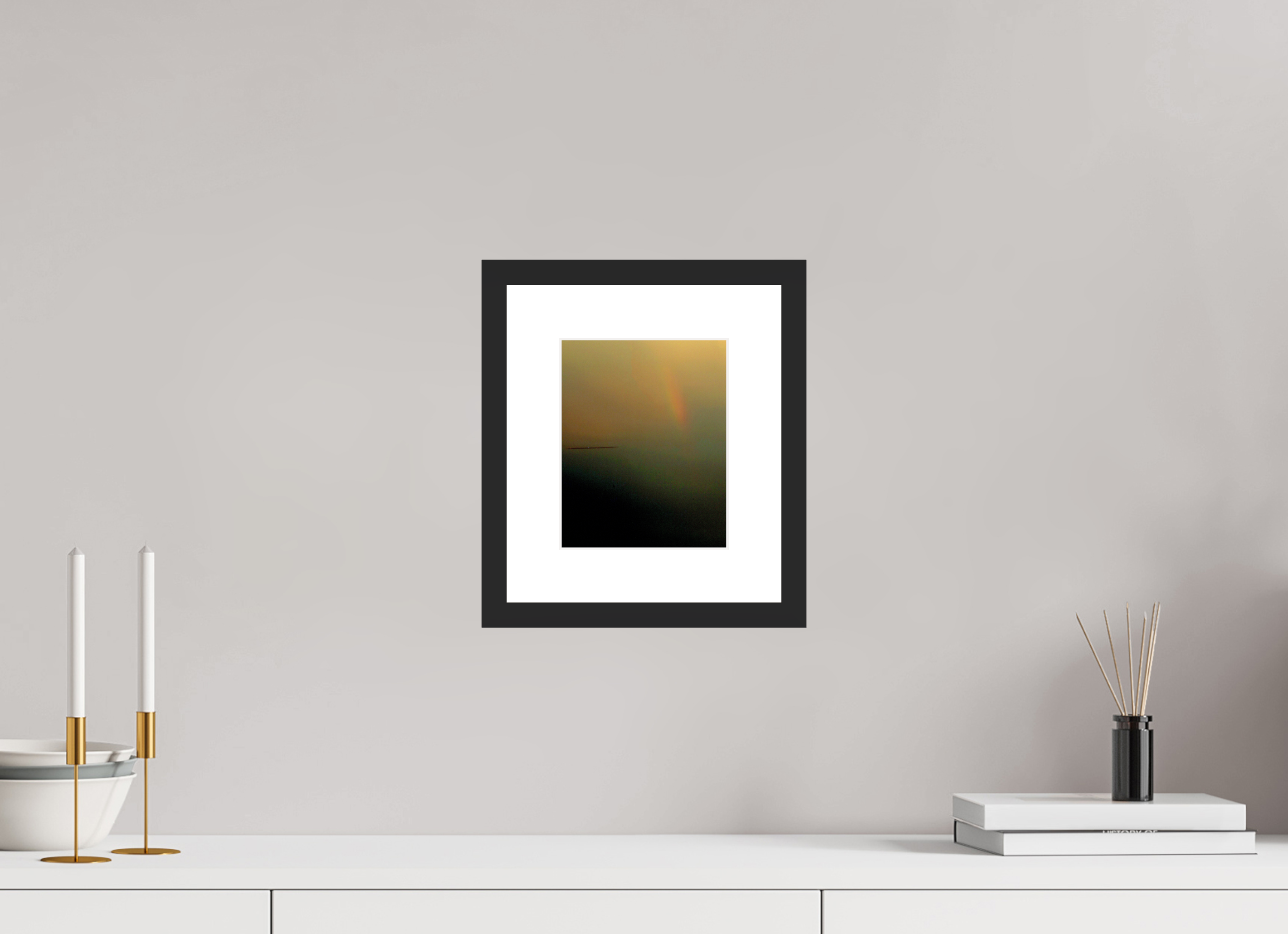 6 x 7.4″, Fuji Crystal Archive Print Framed (Black) Unidentified