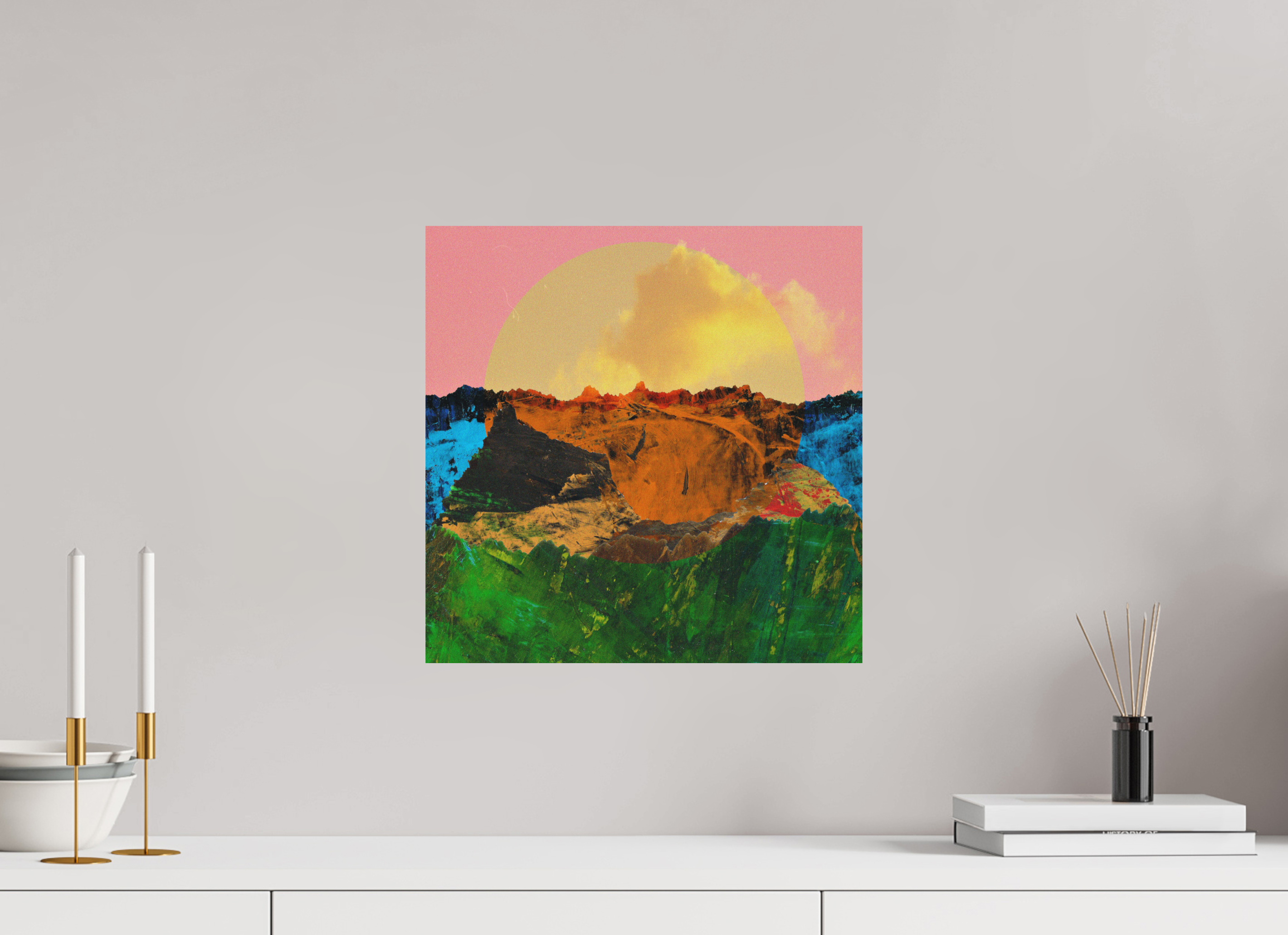15 x 15″, Direct Print on Forex Canyons