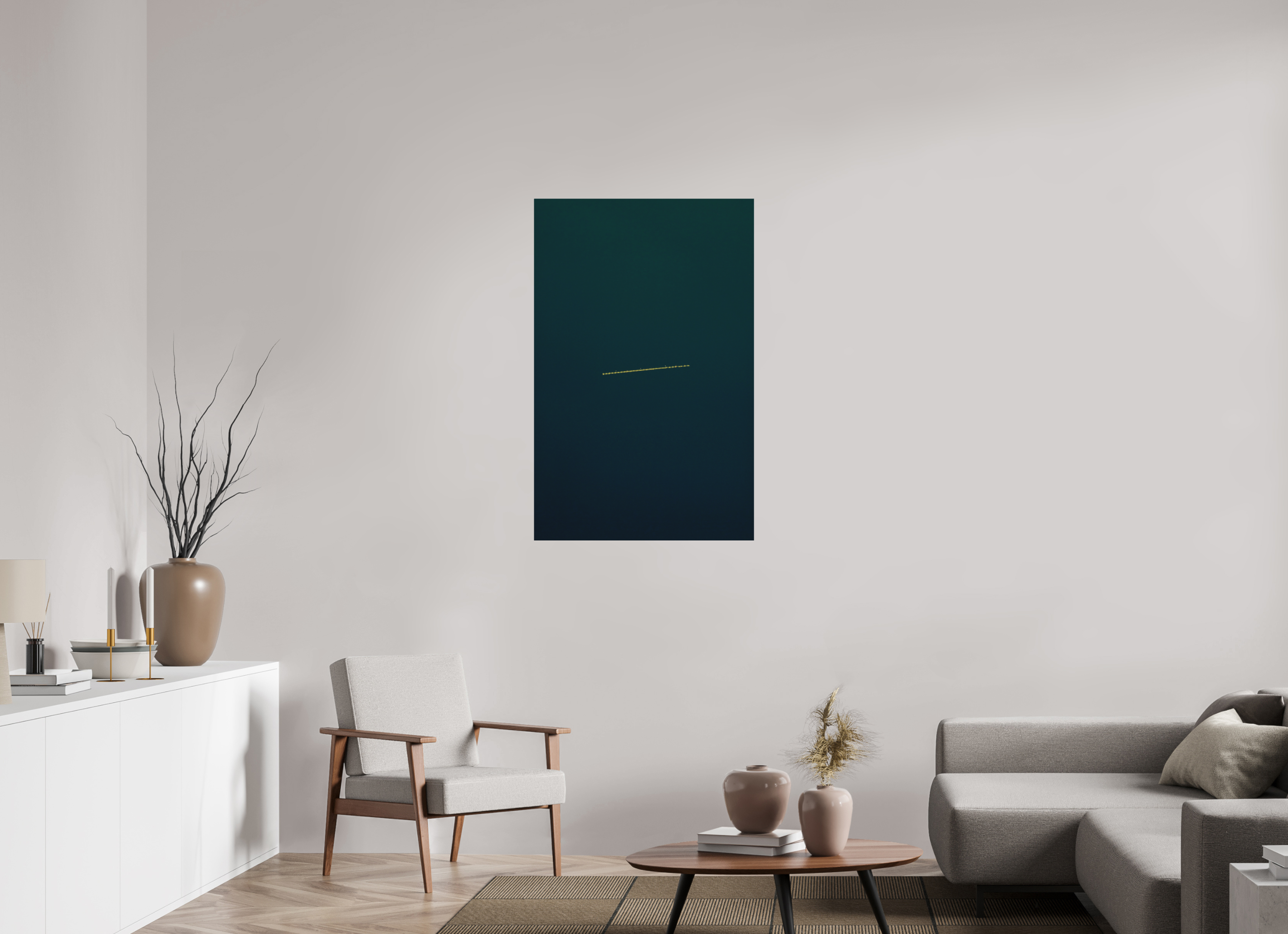 28 x 43.5″, Aluminum Dibond UFO